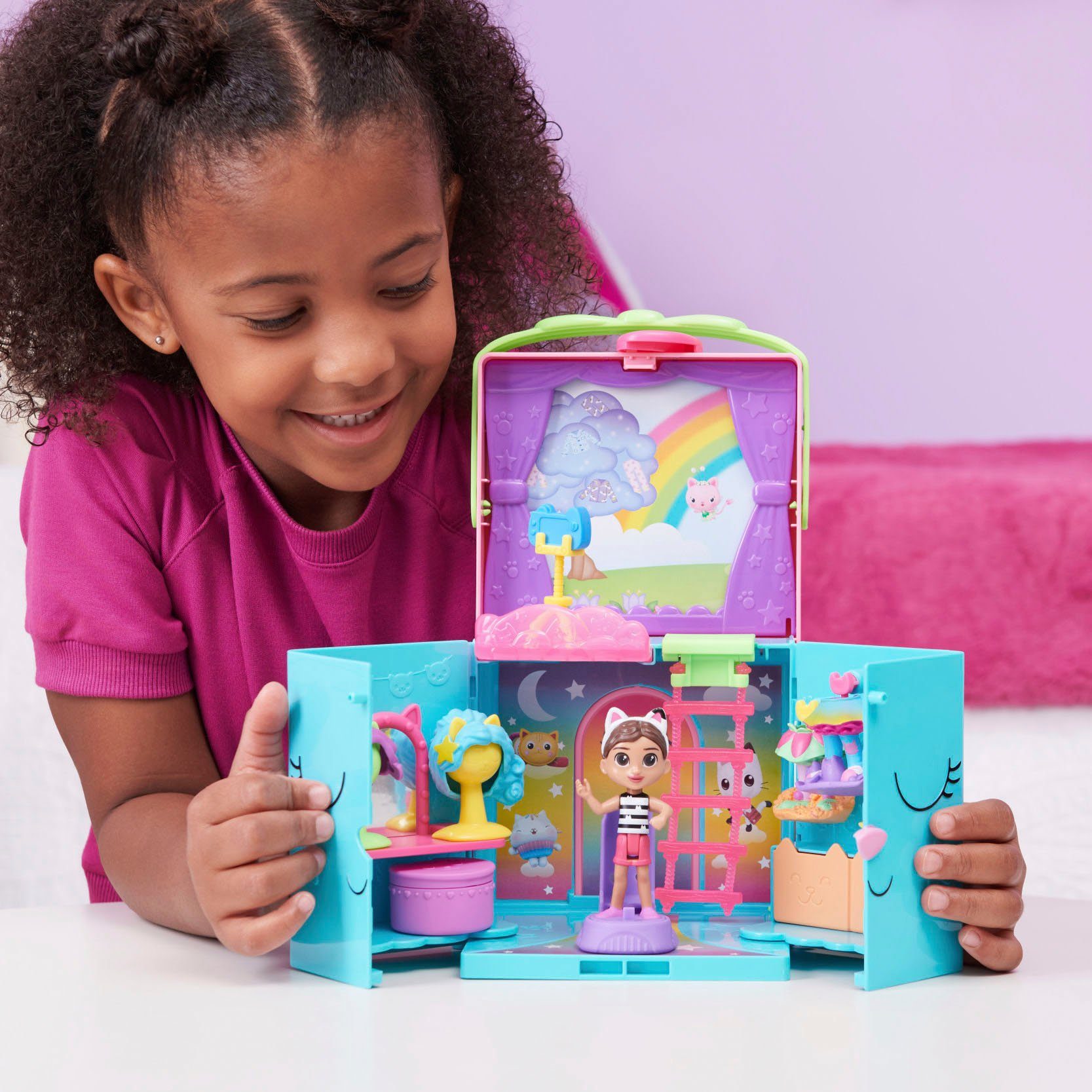 Spin Master Speelwereld Gabby's Dollhouse – Rainbow Closet kledingkast