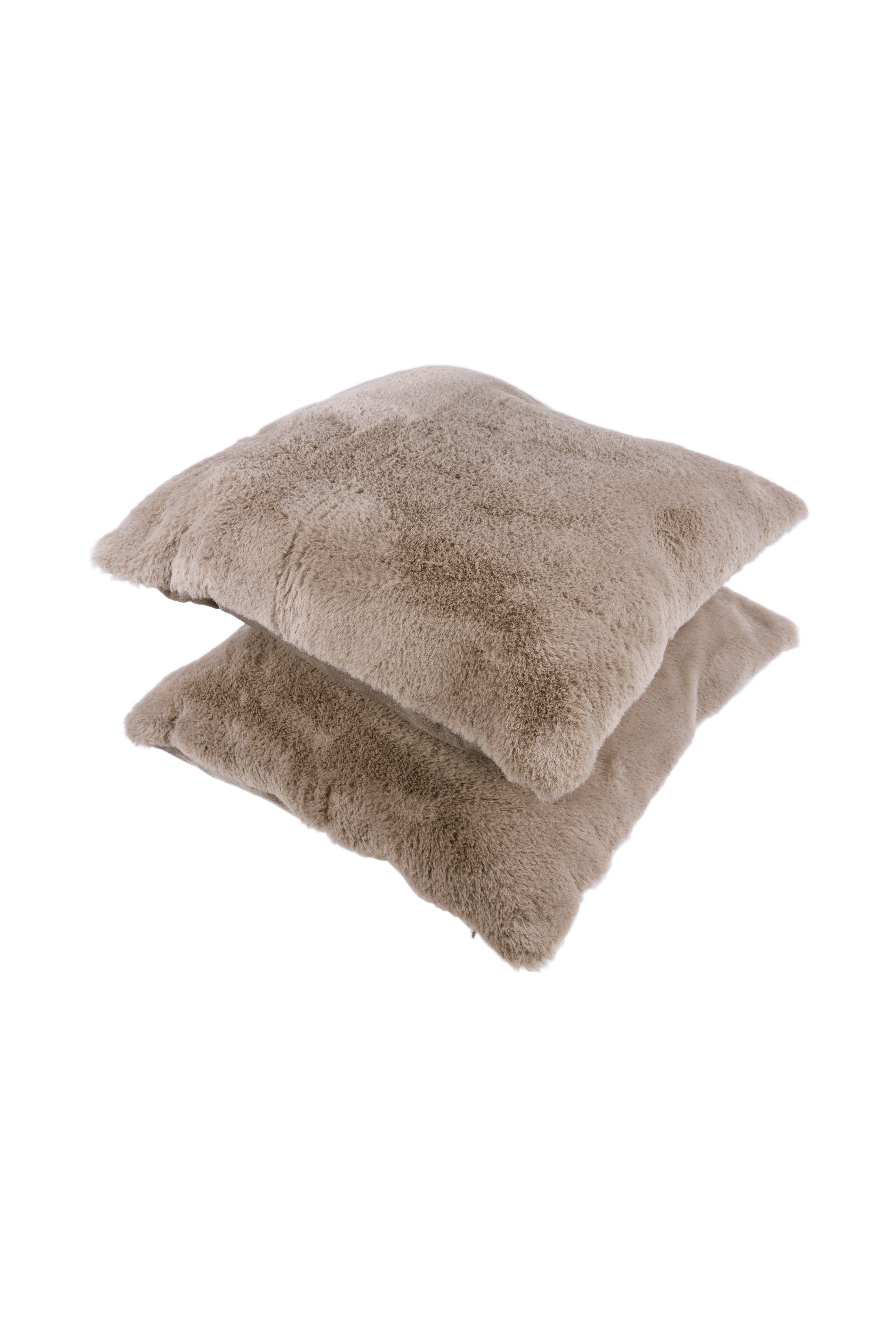 Kenda Sand Vachtkussen Decoratiekussens Aimee 625 2-pack Kussen inclusief vulling met pluizige stofhoes (1 stuk)