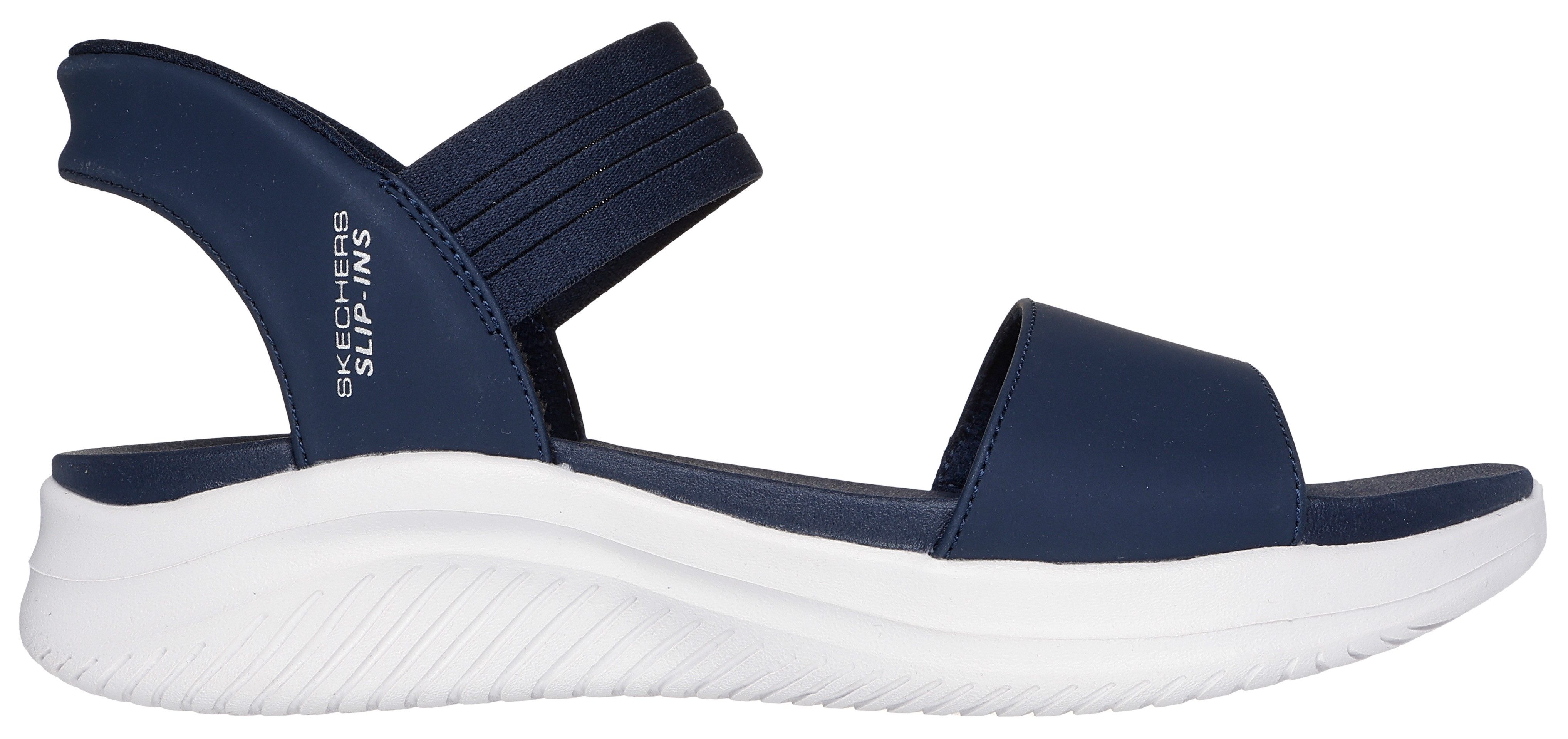 Skechers Sleehaksandaaltjes ULTRA FLEX 3.0 Sandaal, instapschoen, comfortabele schoen in vegan verwerking