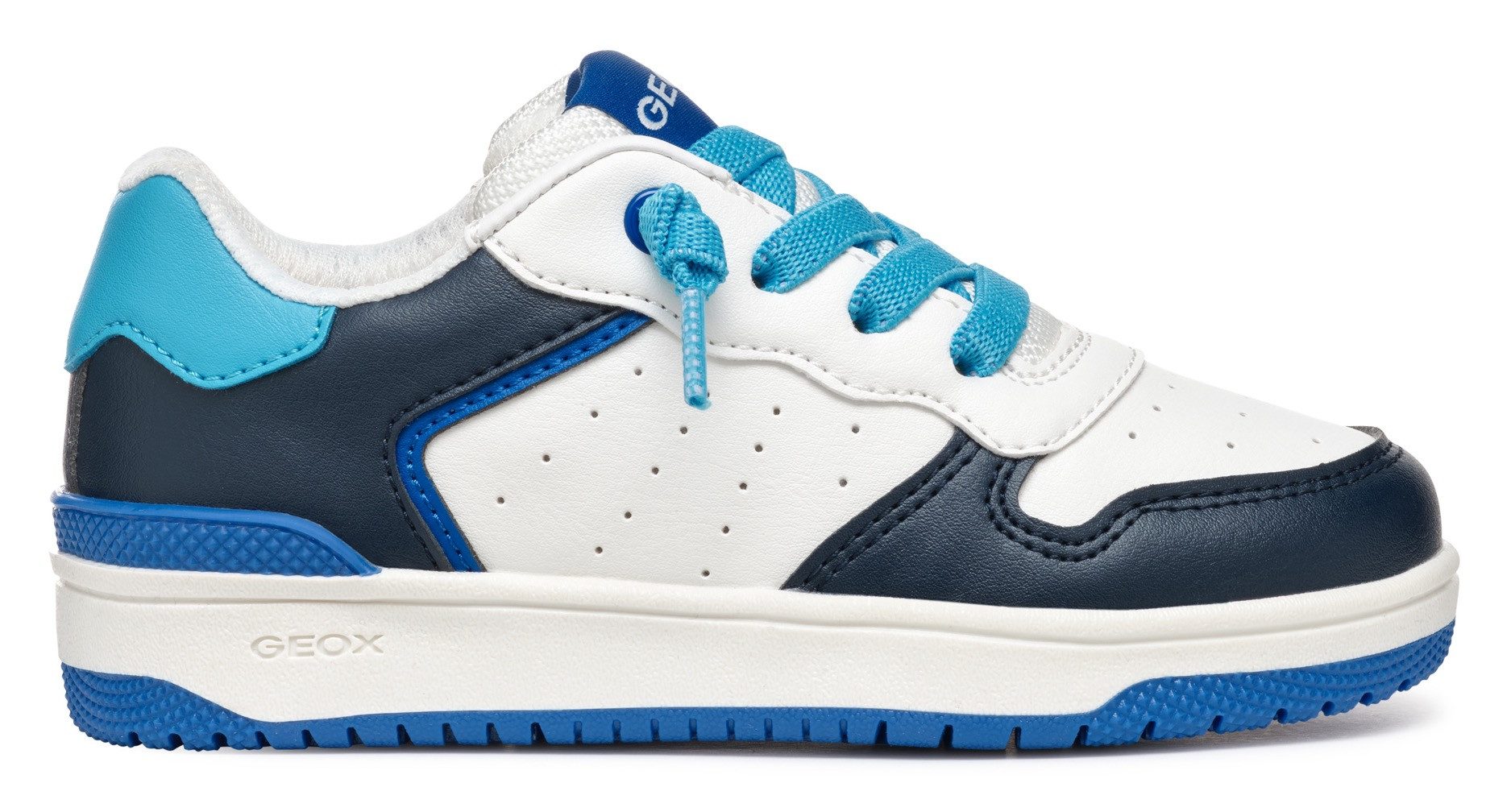 Geox Sneakers J WASHIBA BOY , retro sneaker, instapschoen in skater-look