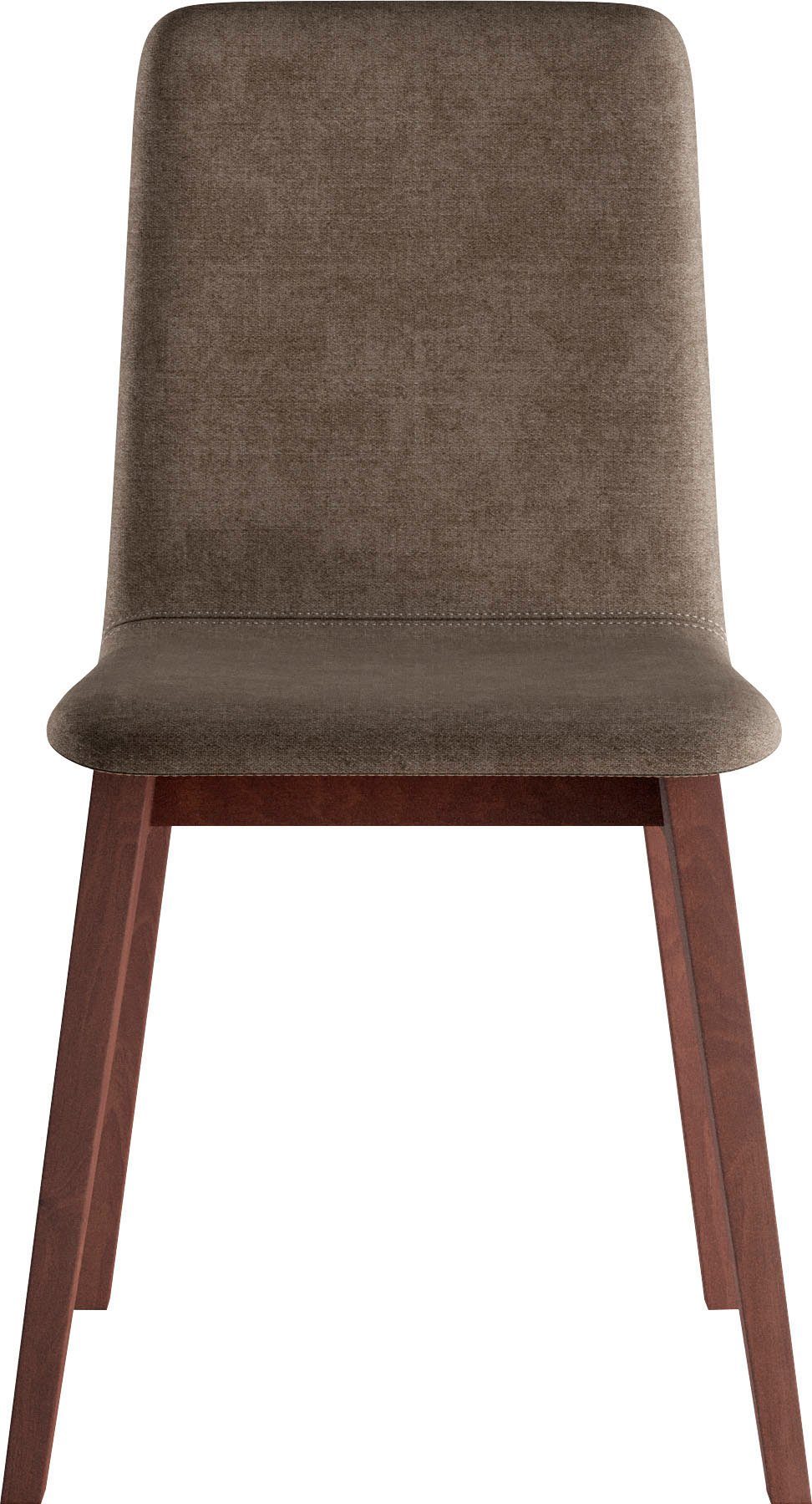 INOSIGN Stoel Sandy met verschillende stoelpootkleuren en kleurvarianten, zithoogte 47 cm (2 stuks)