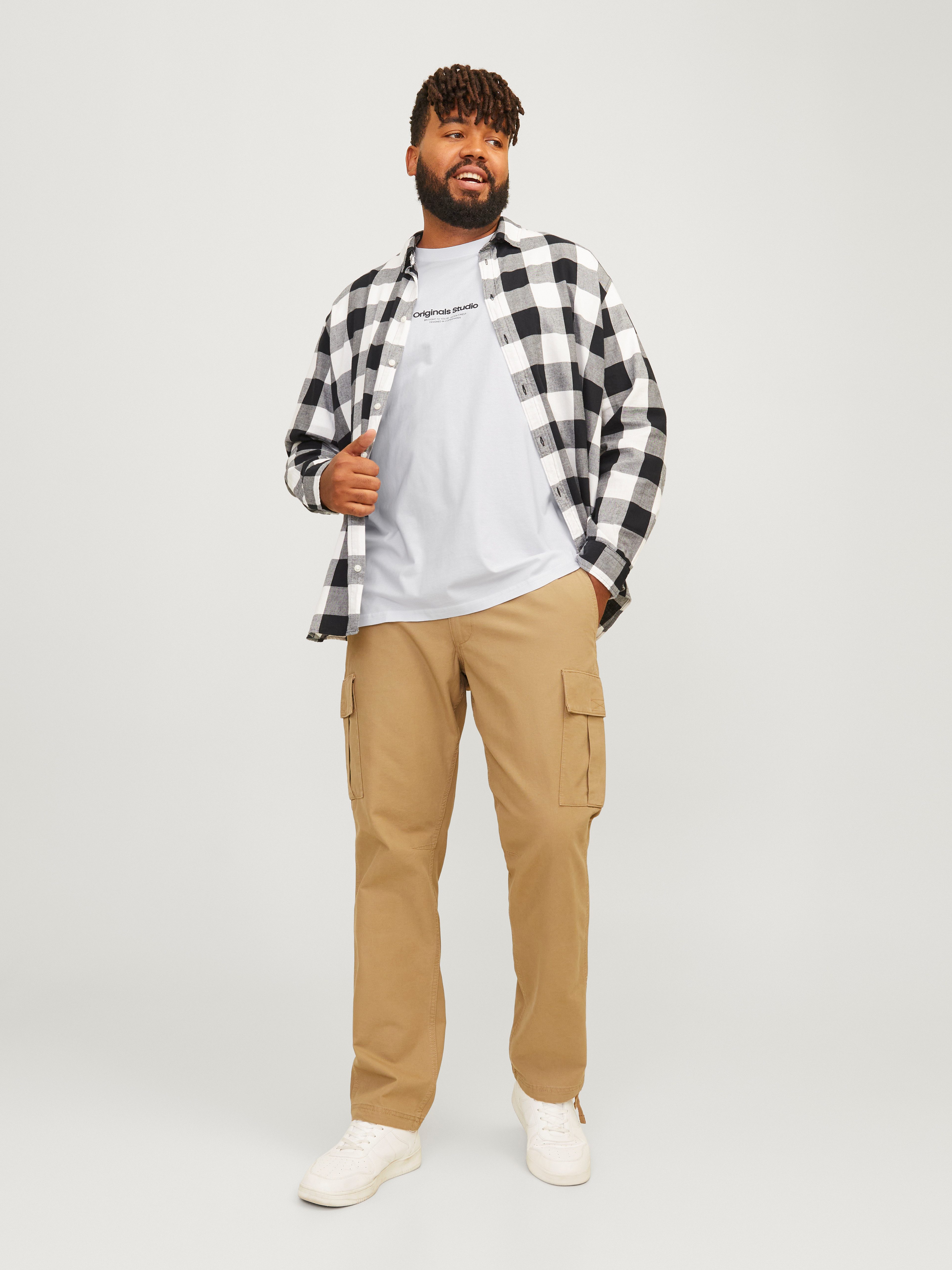 Jack & Jones PlusSize Shirt met korte mouwen JORVESTERBRO TEE SS CREW NECK NOOS PLS