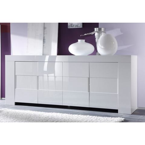 Sideboard Gladiolo Hoogglans Wit-Wit, LC Mobili