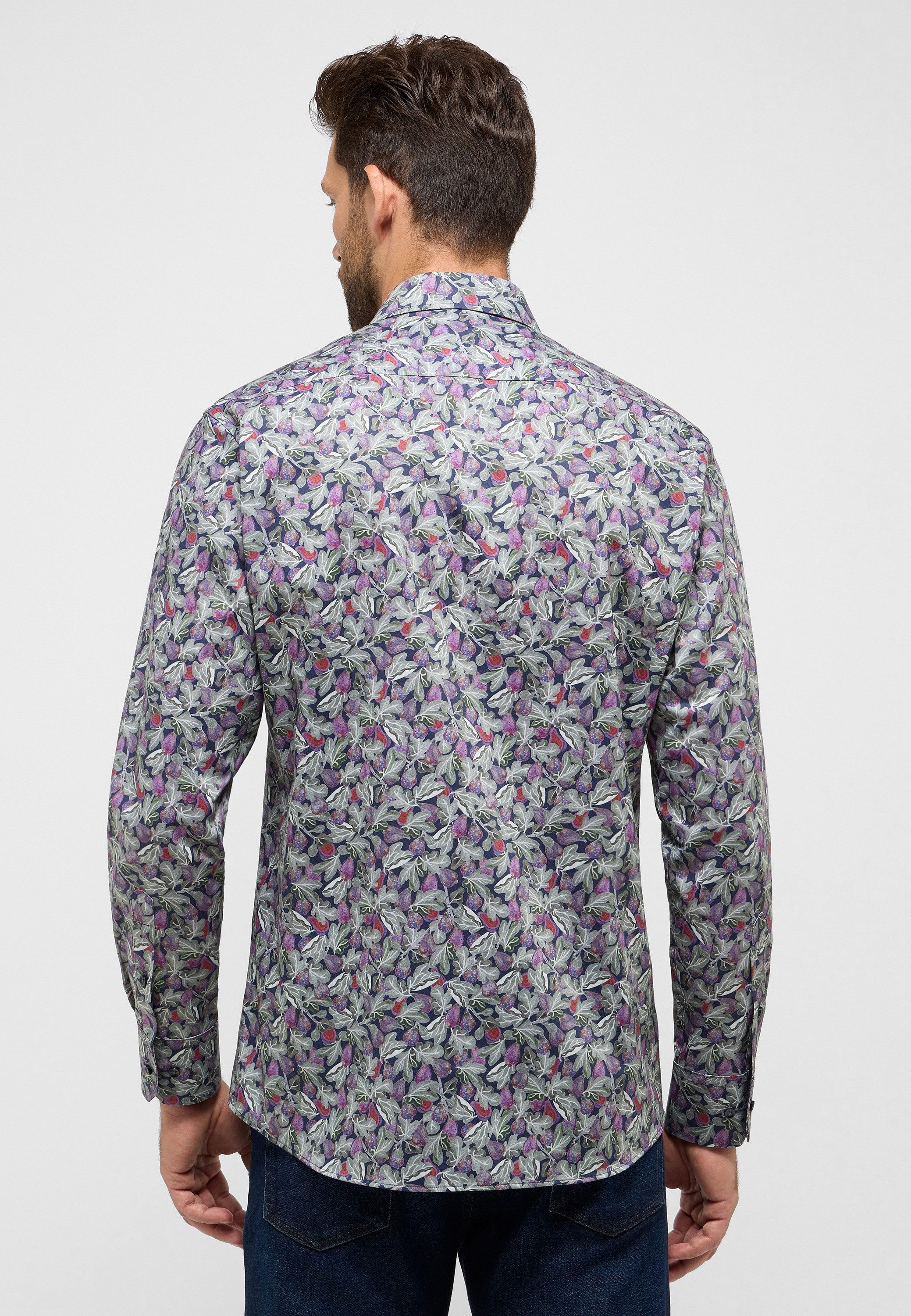 Eterna Overhemd met lange mouwen MODERN FIT NON IRON (strijkvrij)