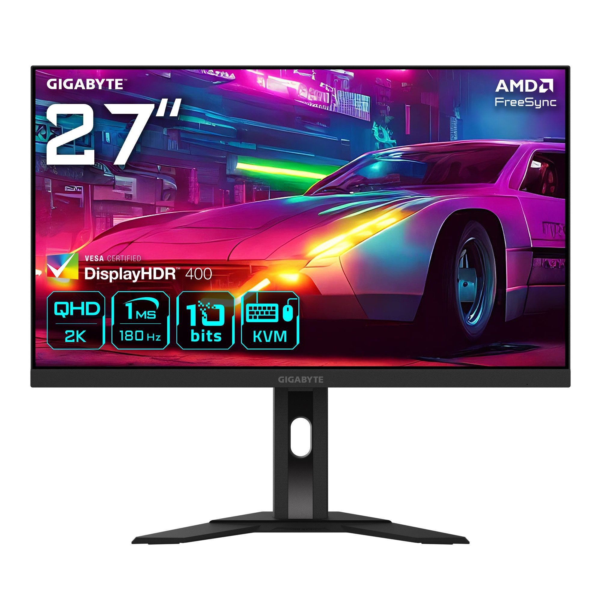 Gigabyte Gaming-monitor M27QA, 68,5 cm / 27", QHD