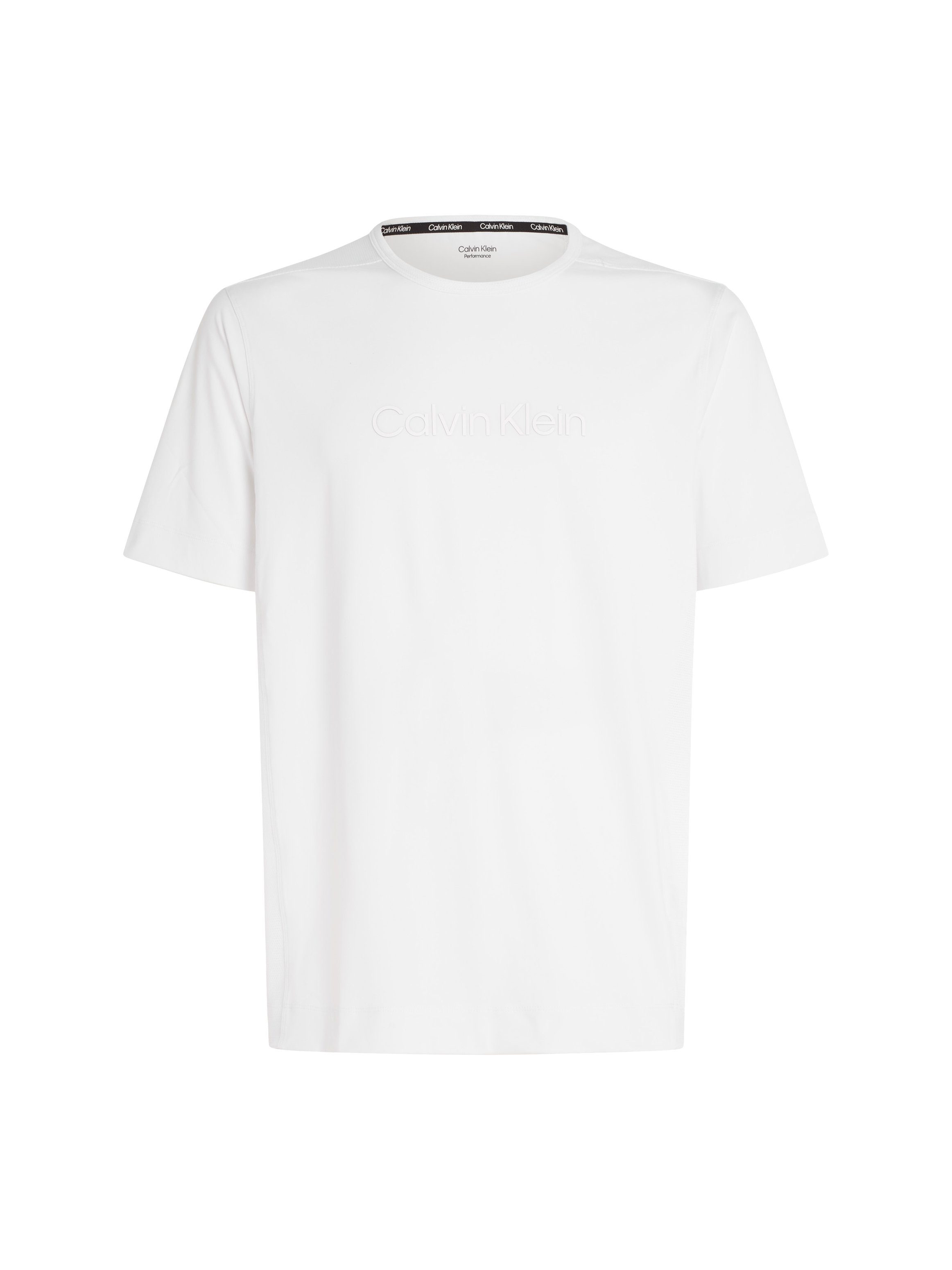 Calvin Klein Performance Shirt met korte mouwen met een ronde hals