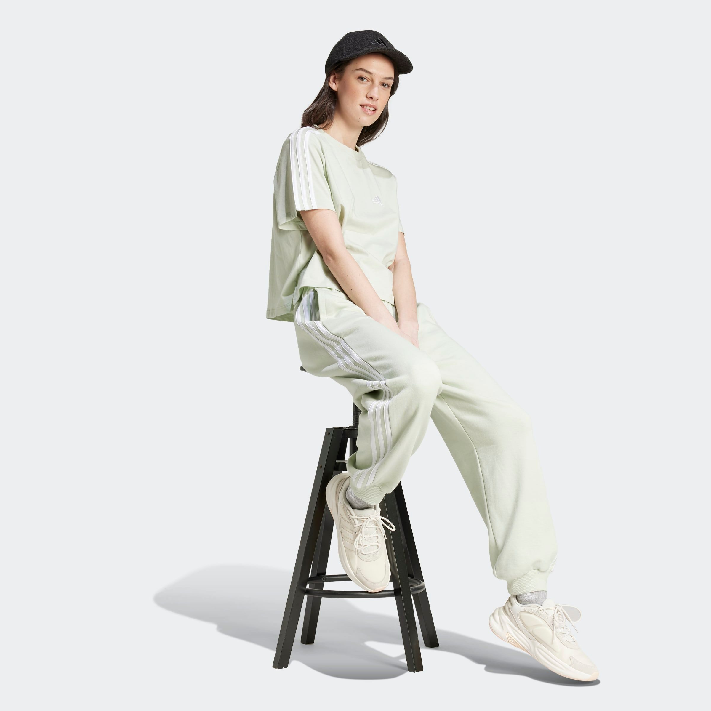 adidas Sportswear Sportbroek W 3S FT LS PT (1-delig)