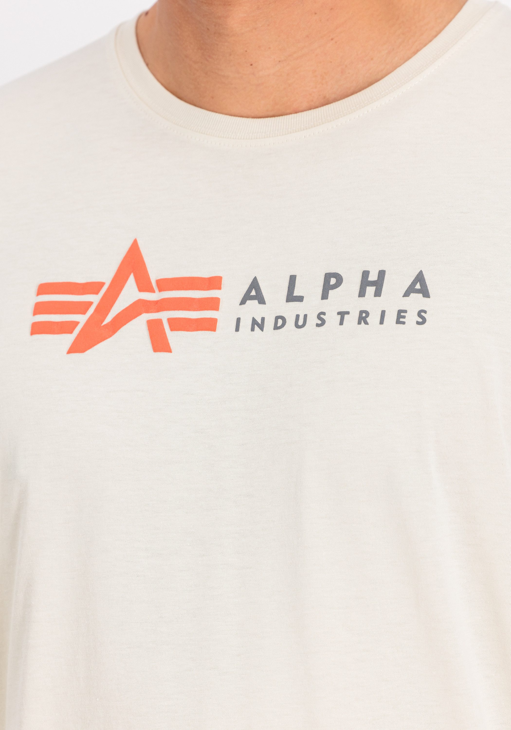 Alpha Industries T-shirt Alpha Industries Men - T-Shirts Alpha Label T Puff Print