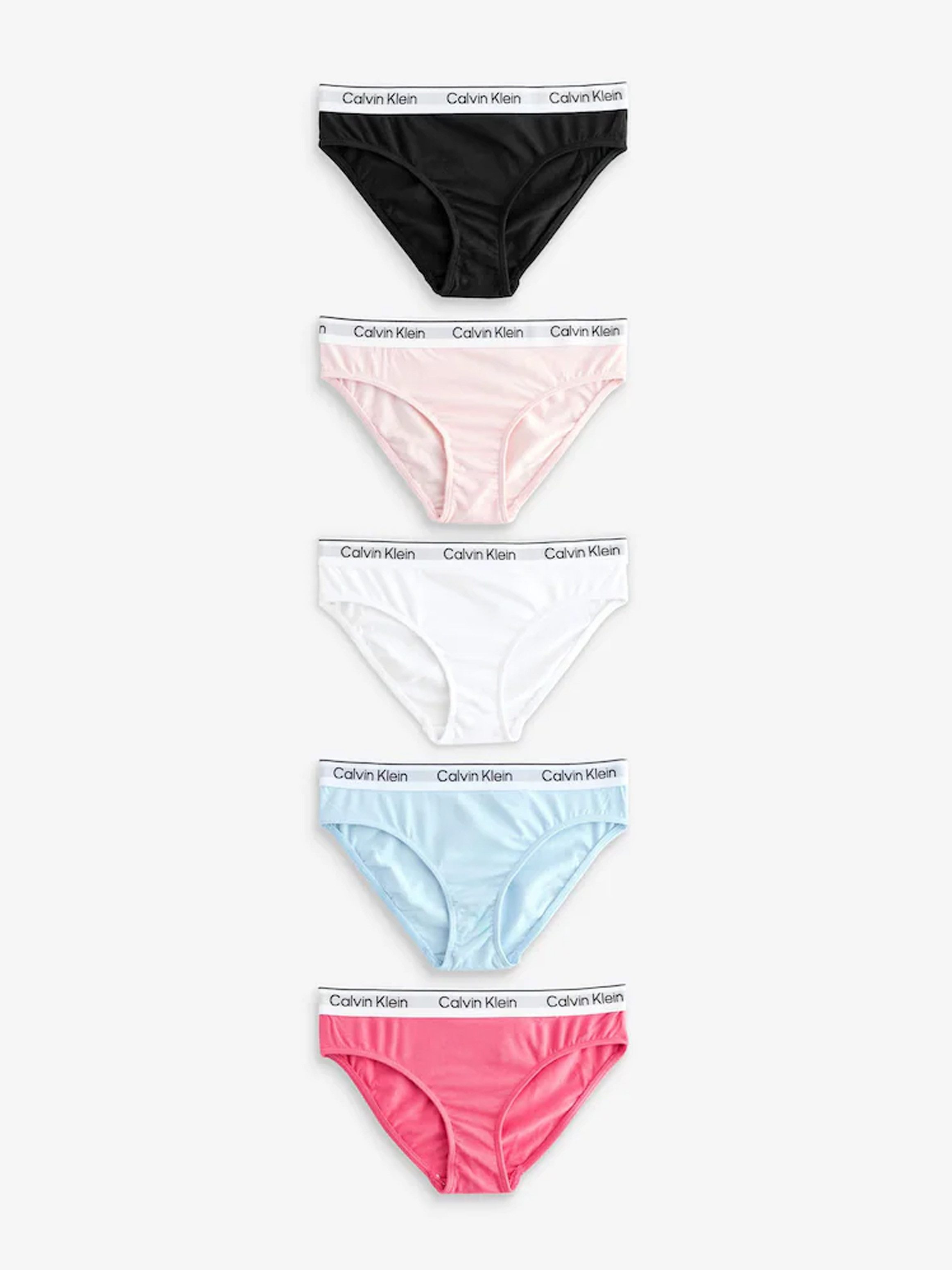 Calvin Klein Brazilian slip 5PK BIKINI met logoband (5 stuks, Set van 5)
