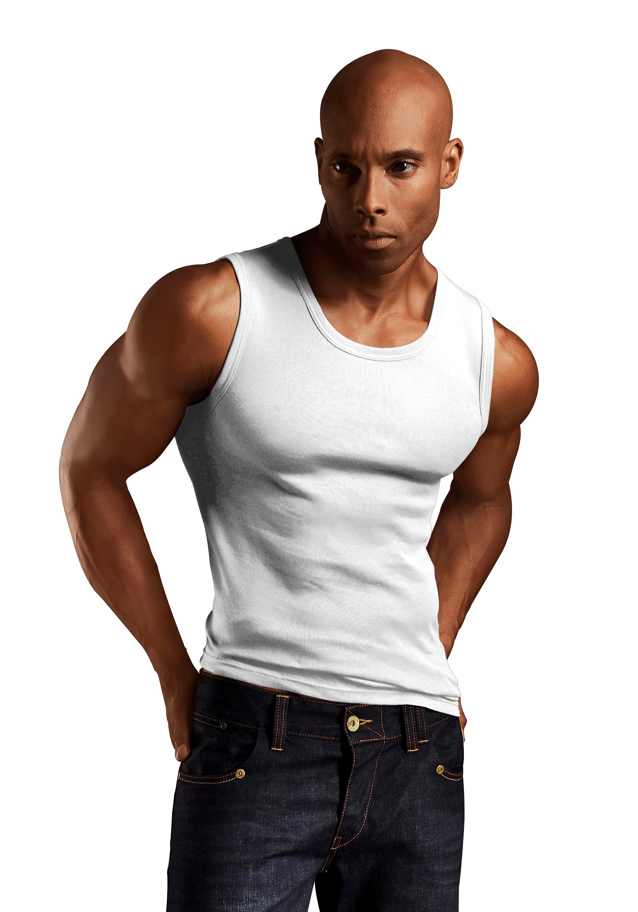 H.I.S Muscle-shirt zonder zijnaden optimale pasvorm (3-delig)