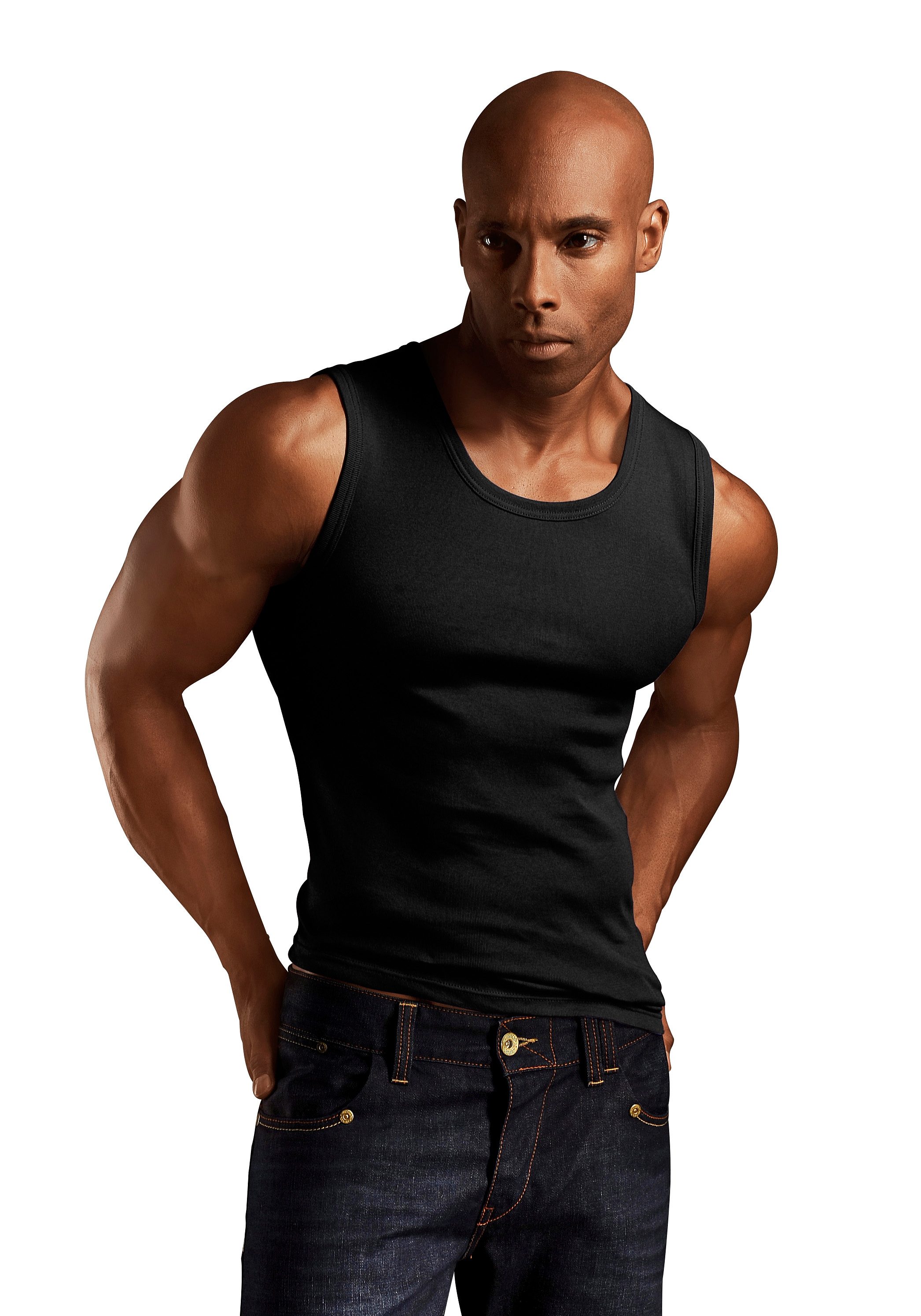 H.I.S Muscle-shirt zonder zijnaden optimale pasvorm (3-delig)