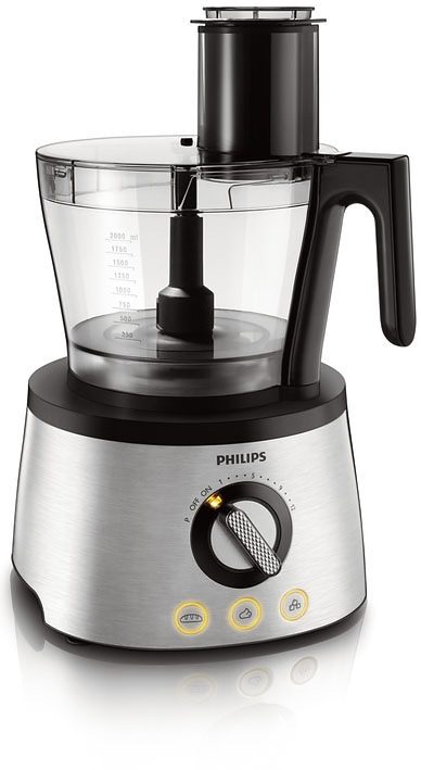 Philips Compacte keukenmachine HR7778/00 inclusief deeghaak, vruchtenpers, blender en citruspers