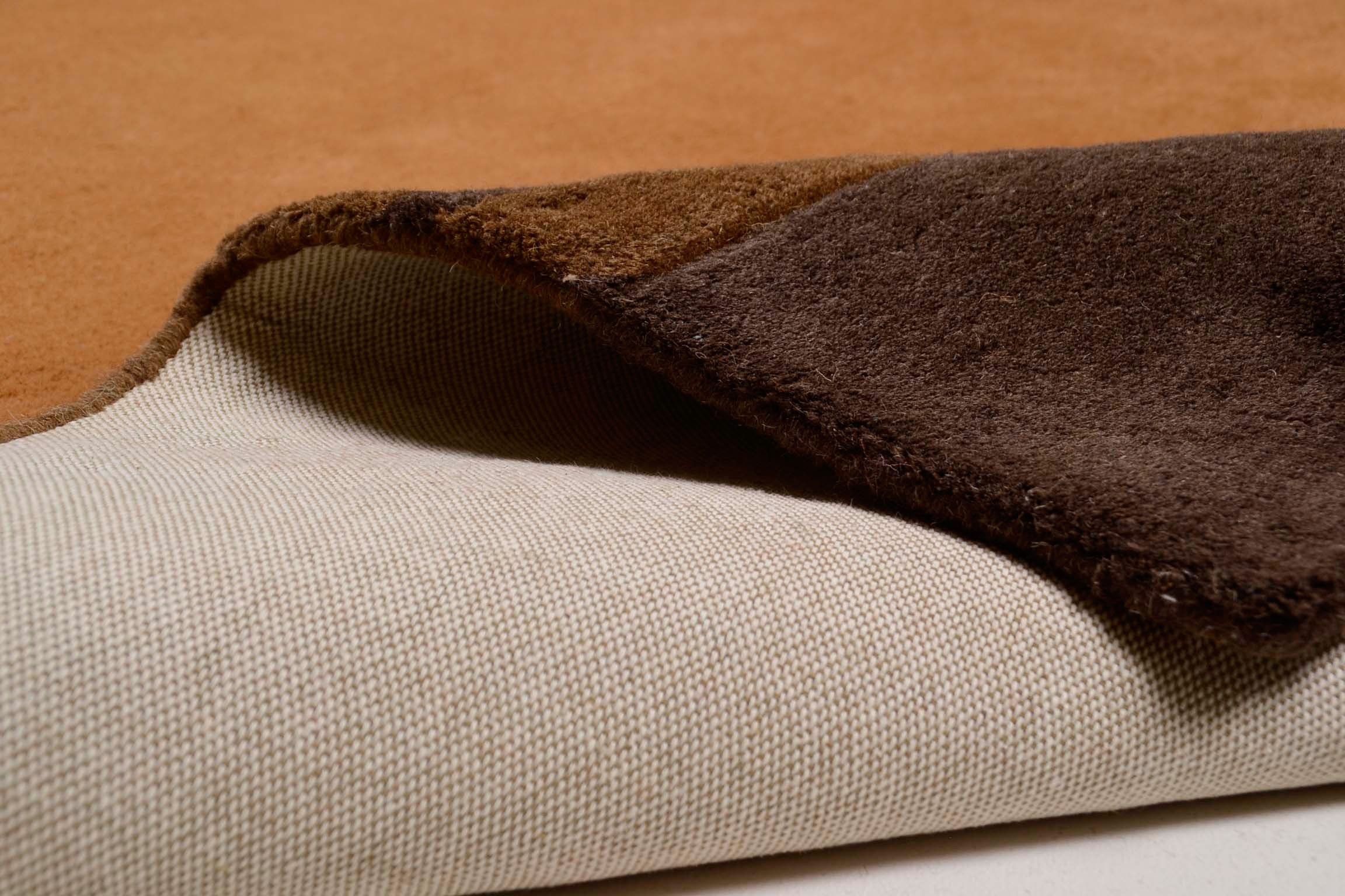 THEKO Wollen kleed AMBADI zuiver scheerwol, handgetuft, met randdessin, modern
