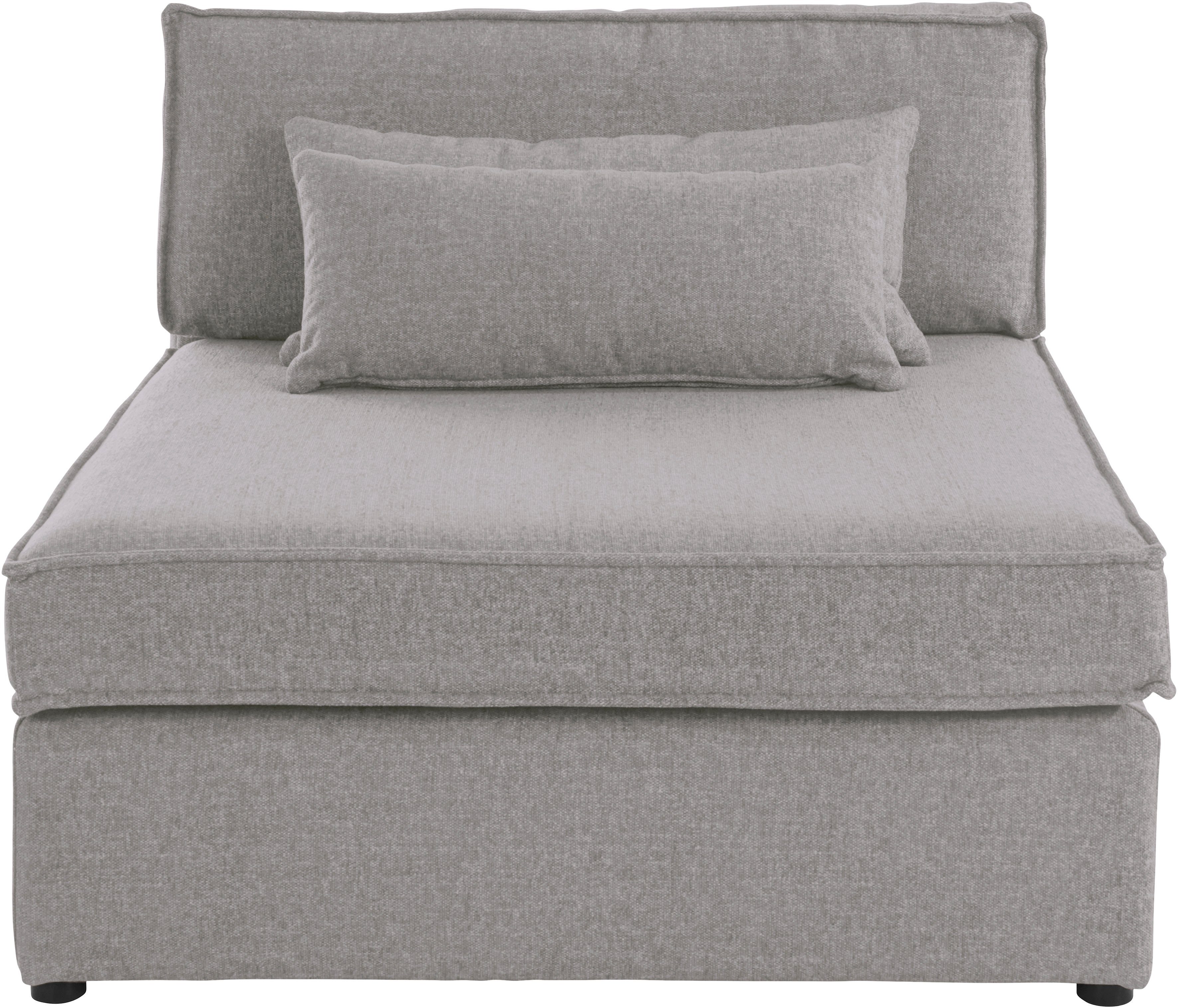 RAUM.ID Bank-middenelement Enid Deel van een modulaire bank, stevig zitcomfort, ook in breedribcord
