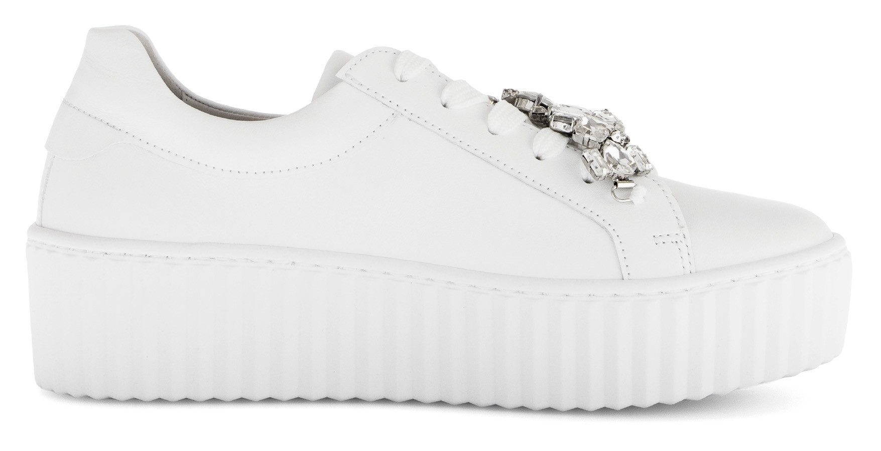 Gabor Plateausneakers , vrijetijdsschoen, lage schoen, veterschoen met best fitting-uitrusting