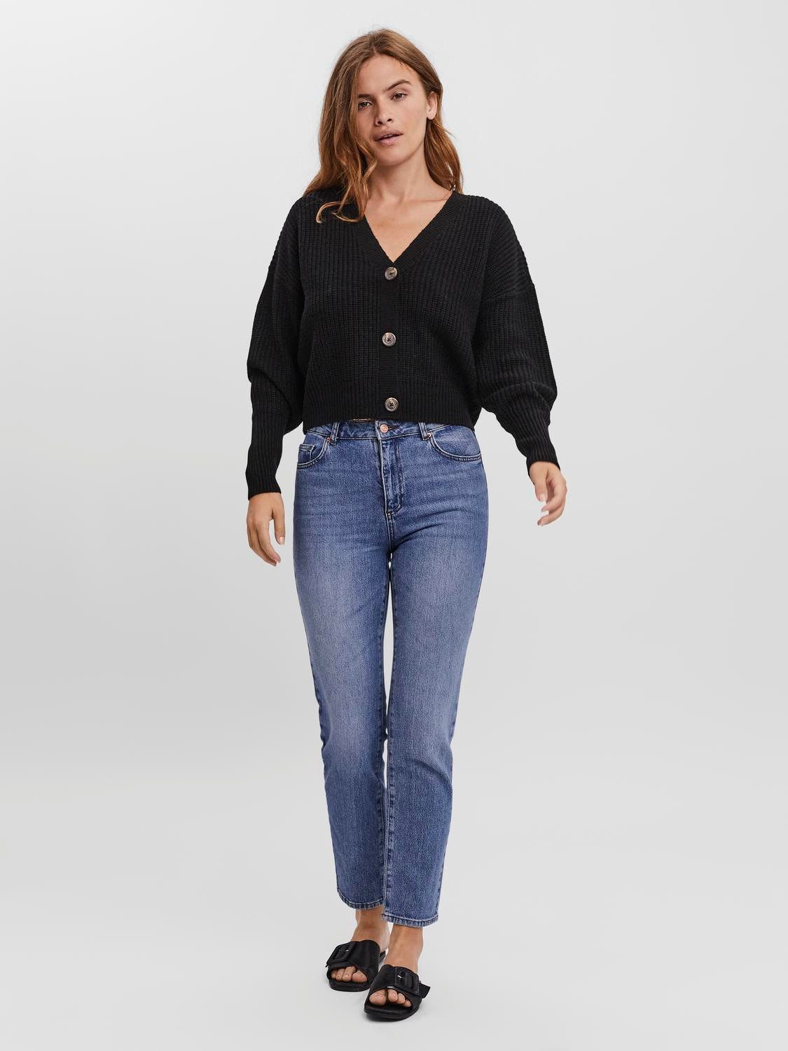 Vero Moda Vest VMLEA LS V-NECK CUFF CARDIGAN