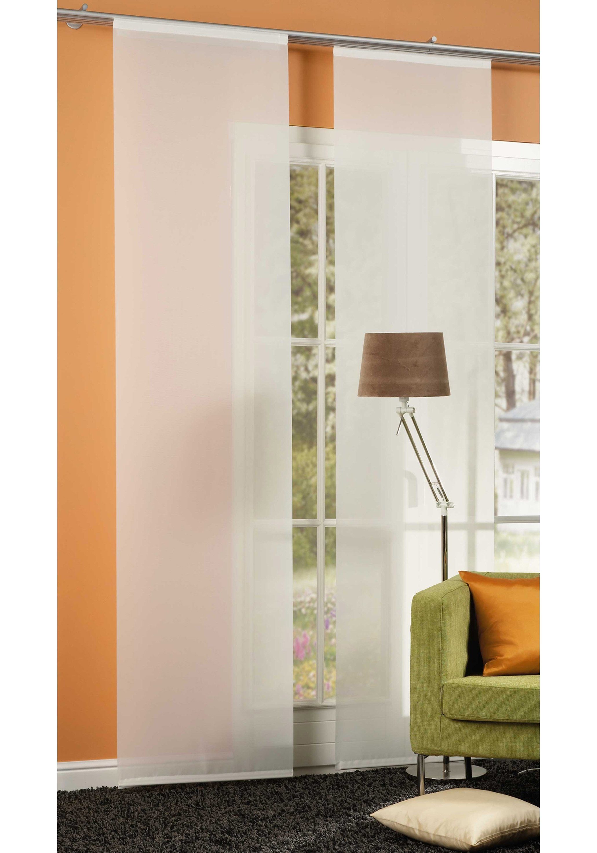 Neutex for you! Paneelgordijn Galena uni inclusief bevestigingsmateriaal, breedte: 57 cm (1 stuk)