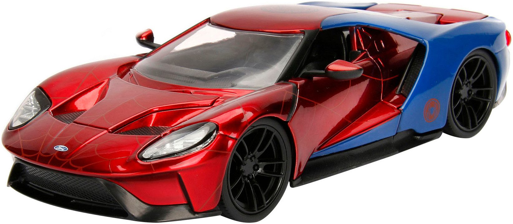 JADA Speelgoedauto Marvel Spiderman 2017 Ford GT 1:24