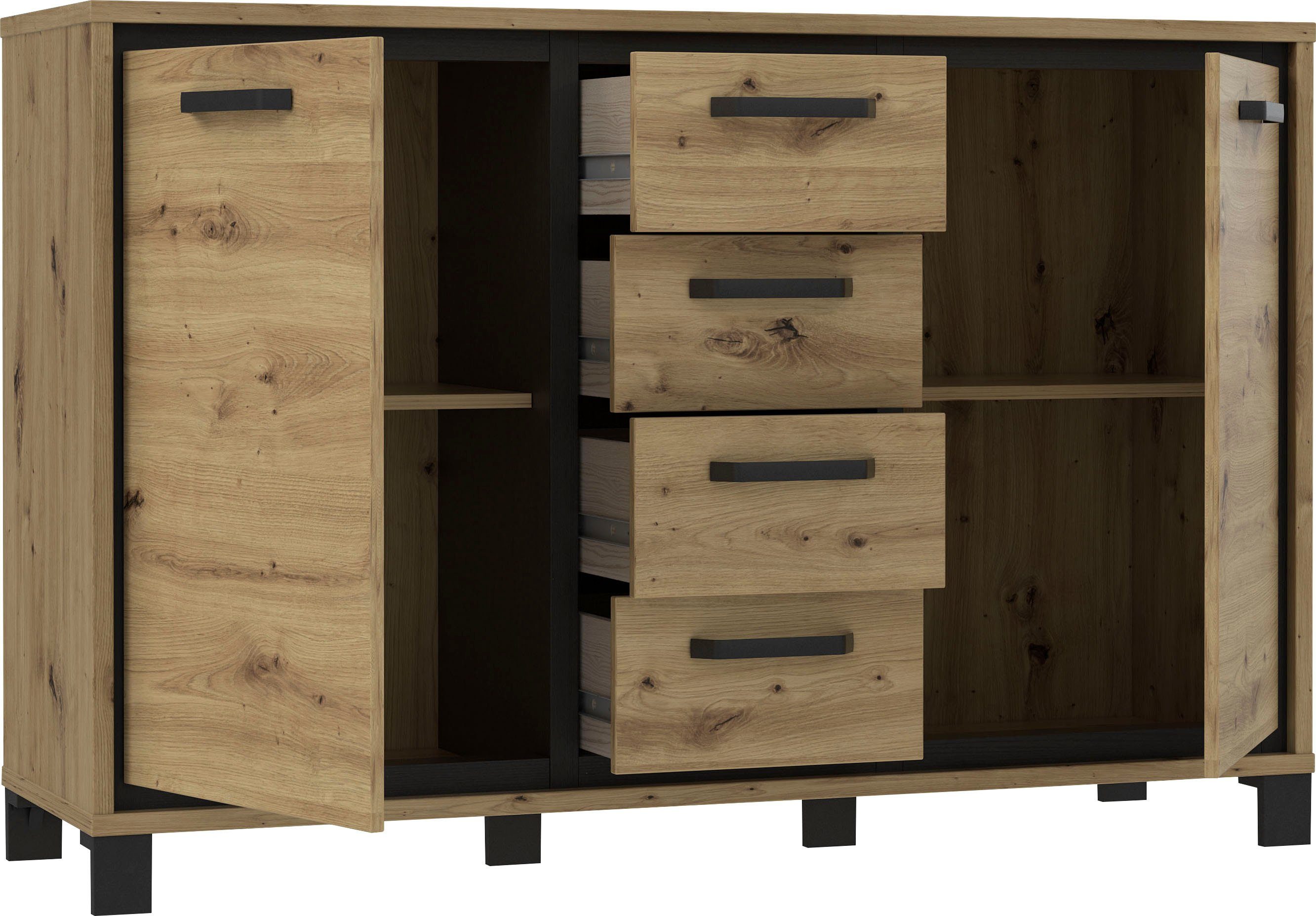 FORTE Dressoir Trondheim Breedte 138 cm