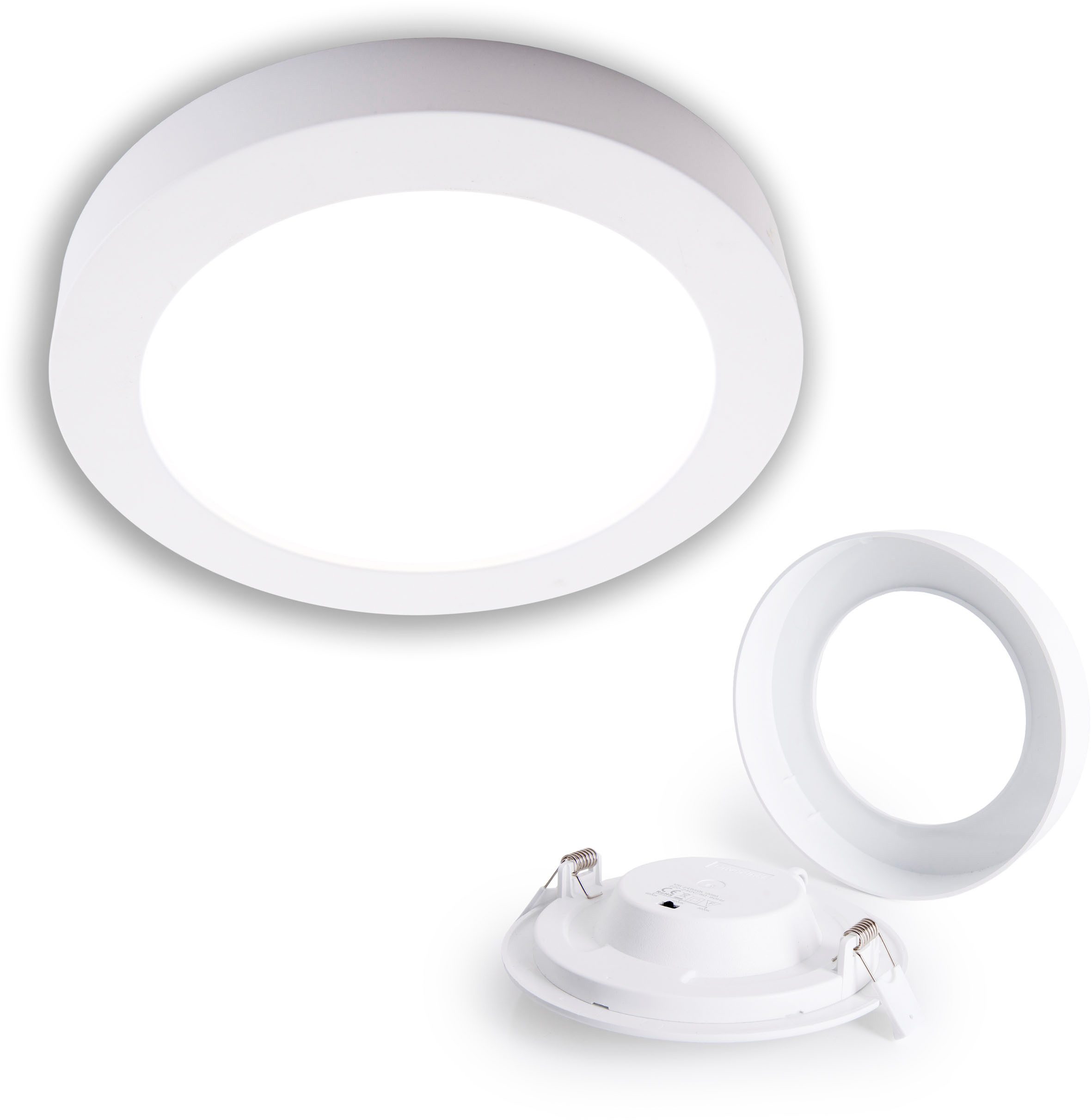 näve Ledinbouwlamp Komplex ook opbouw, cct, lichtkleur instelbaar via apparaat schakelaar, rond (1 stuk)