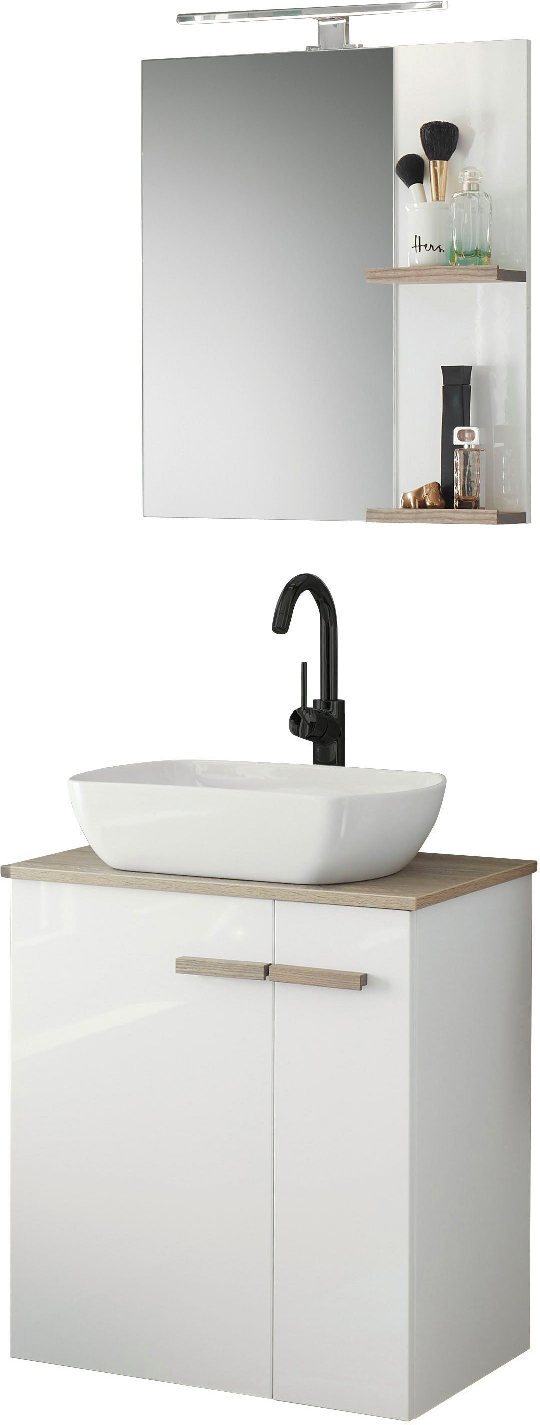 Places of Style Badkamerserie SOLiD, badkamermeubelset, badkamer in modern ontwerp, 2-delige badkamer (2-delig)