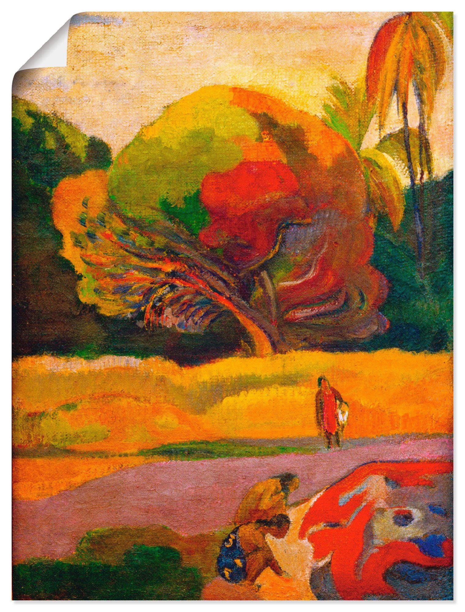 Artland Artprint Paul Gauguin vrouwen aan de rivier in vele afmetingen & productsoorten -artprint op linnen, poster, muursticker / wandfolie ook geschikt voor de badkamer (1 stuk)