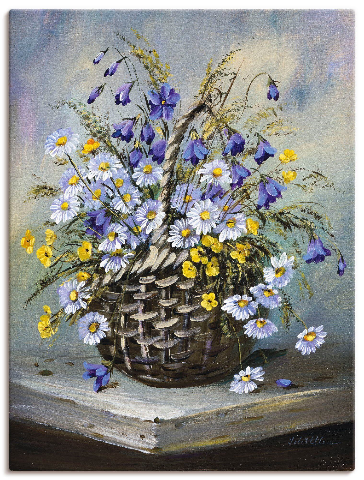 Artland Artprint Veelkleurige mand als artprint op linnen, poster in verschillende formaten maten foto schilderijen blauw