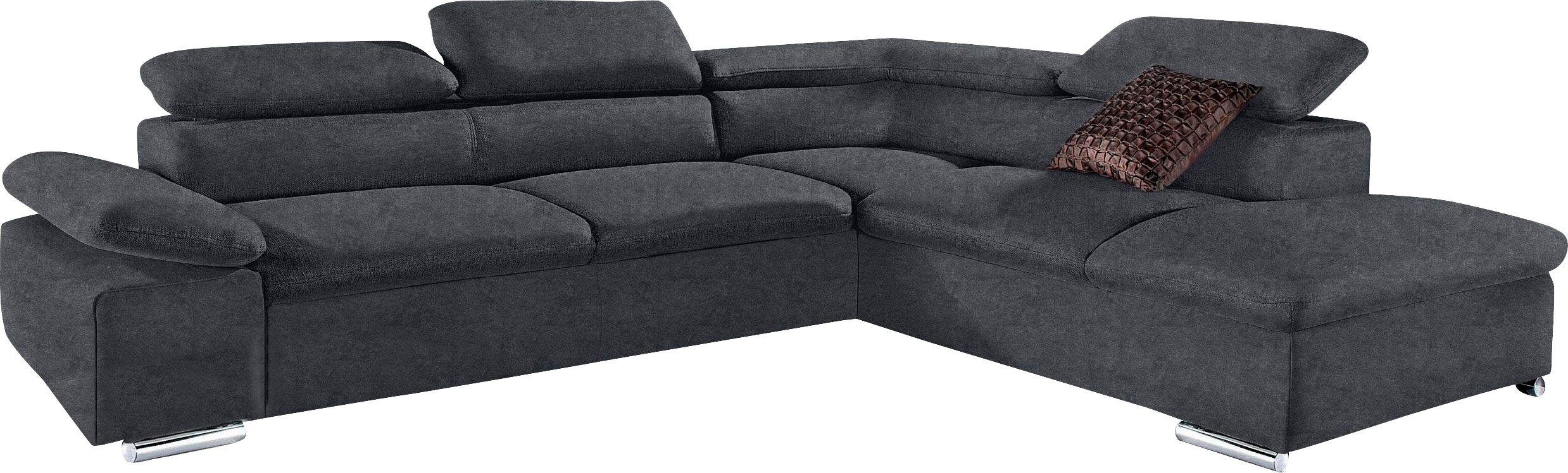 sit&more Hoekbank Alcudia L-vorm met armverstelling, optionele hoofdeindverstelling en bedfunctie