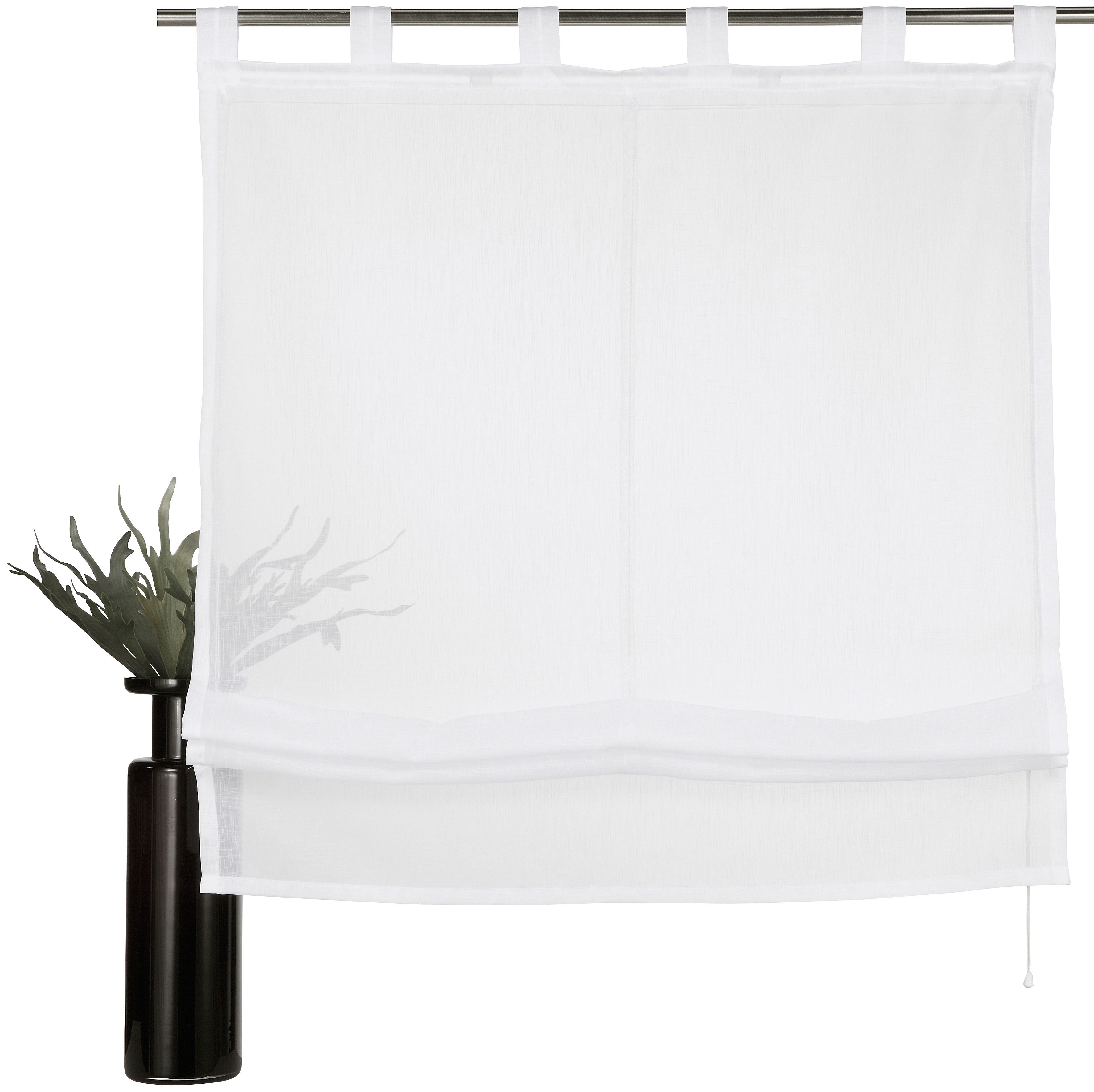 my home Romeins rolgordijn Regina Transparant, voile, polyester (1 stuk)