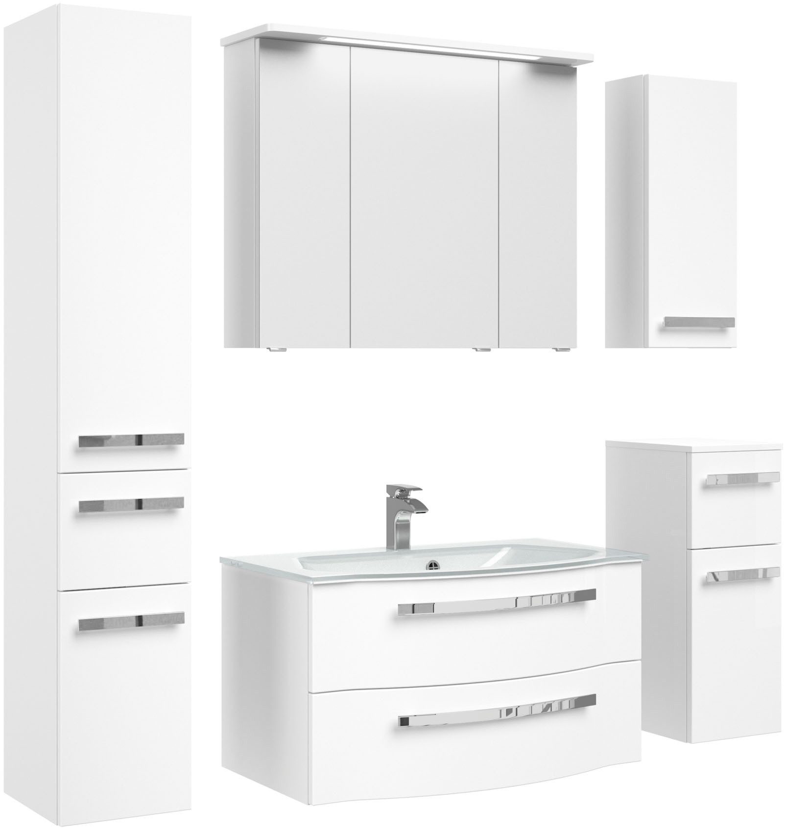 Saphir Badmeubelset Serie 4005 (set, 6 stuks) badmeubelsets