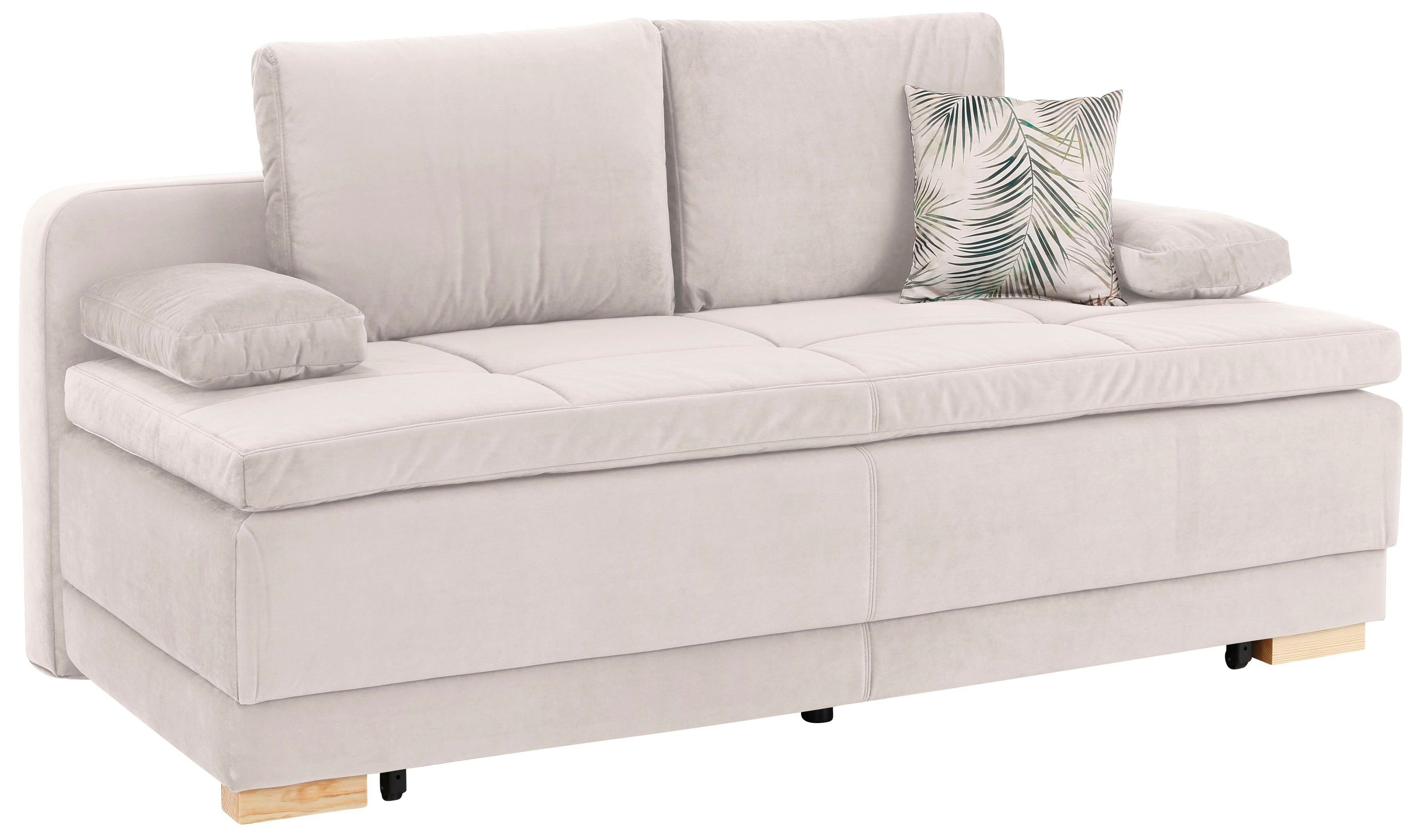 INOSIGN Slaapbank Berlin Volwaardig bed met boxspringvering, slaapfunctie en bedkist