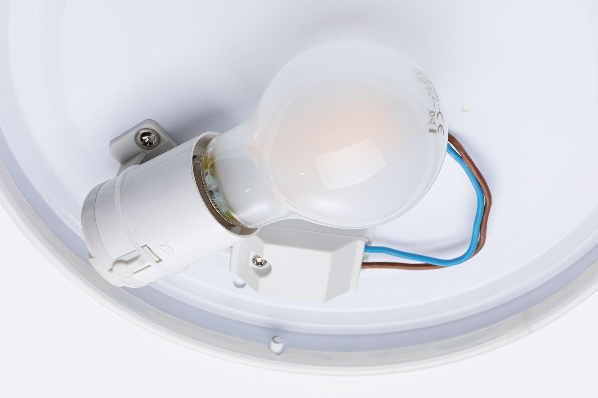 Paulmann Plafondlamp HomeSpa Badlamp Axin IP44 230V Wit (1 stuk)