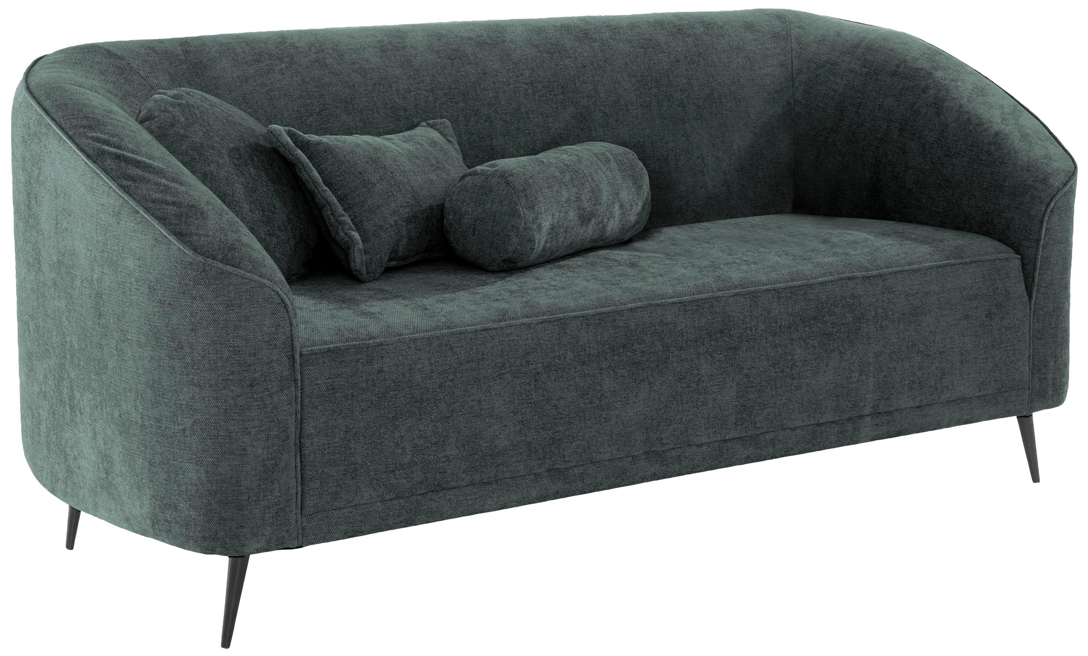 Leonique 2-zitsbank Ashly in 3 overtrekvarianten, bouclé, fluwelige look en zachte structuurstof.