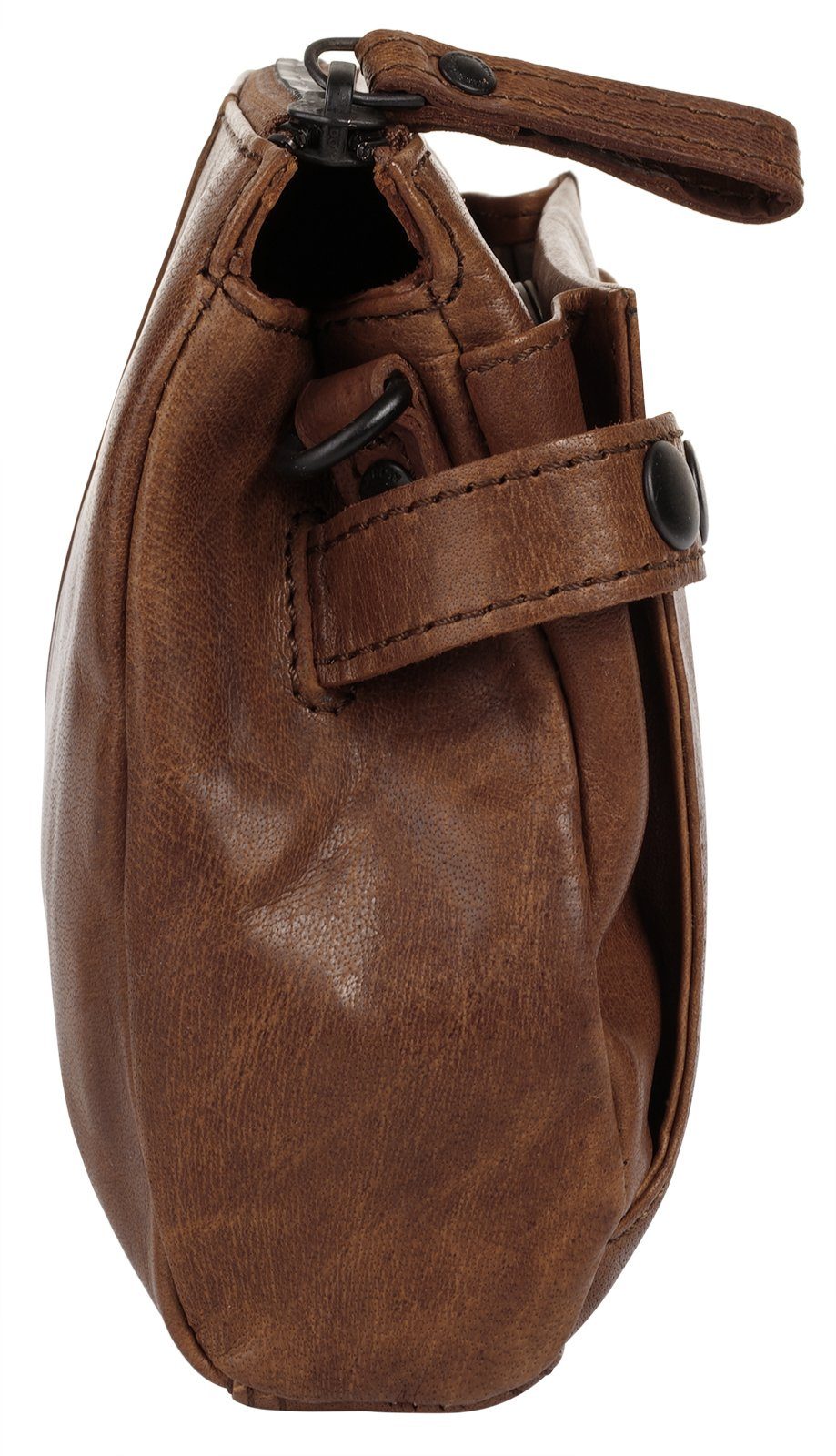 Spikes & Sparrow Schoudertas echt leder
