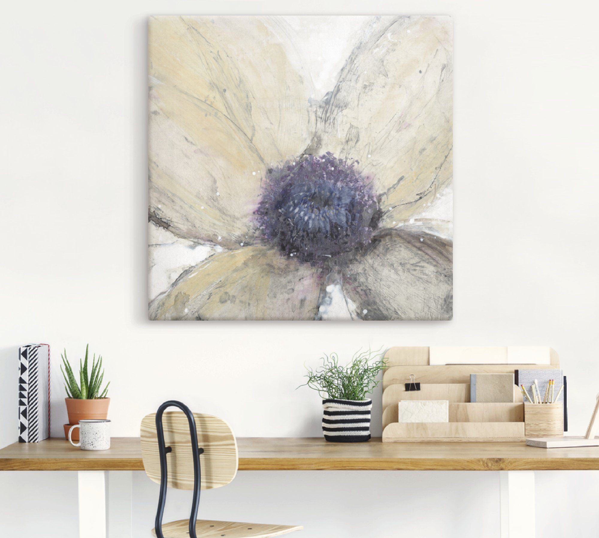 Artland Artprint Blumenfluss I in vele afmetingen & productsoorten - artprint van aluminium / artprint voor buiten, artprint op linnen, poster, muursticker / wandfolie ook geschikt