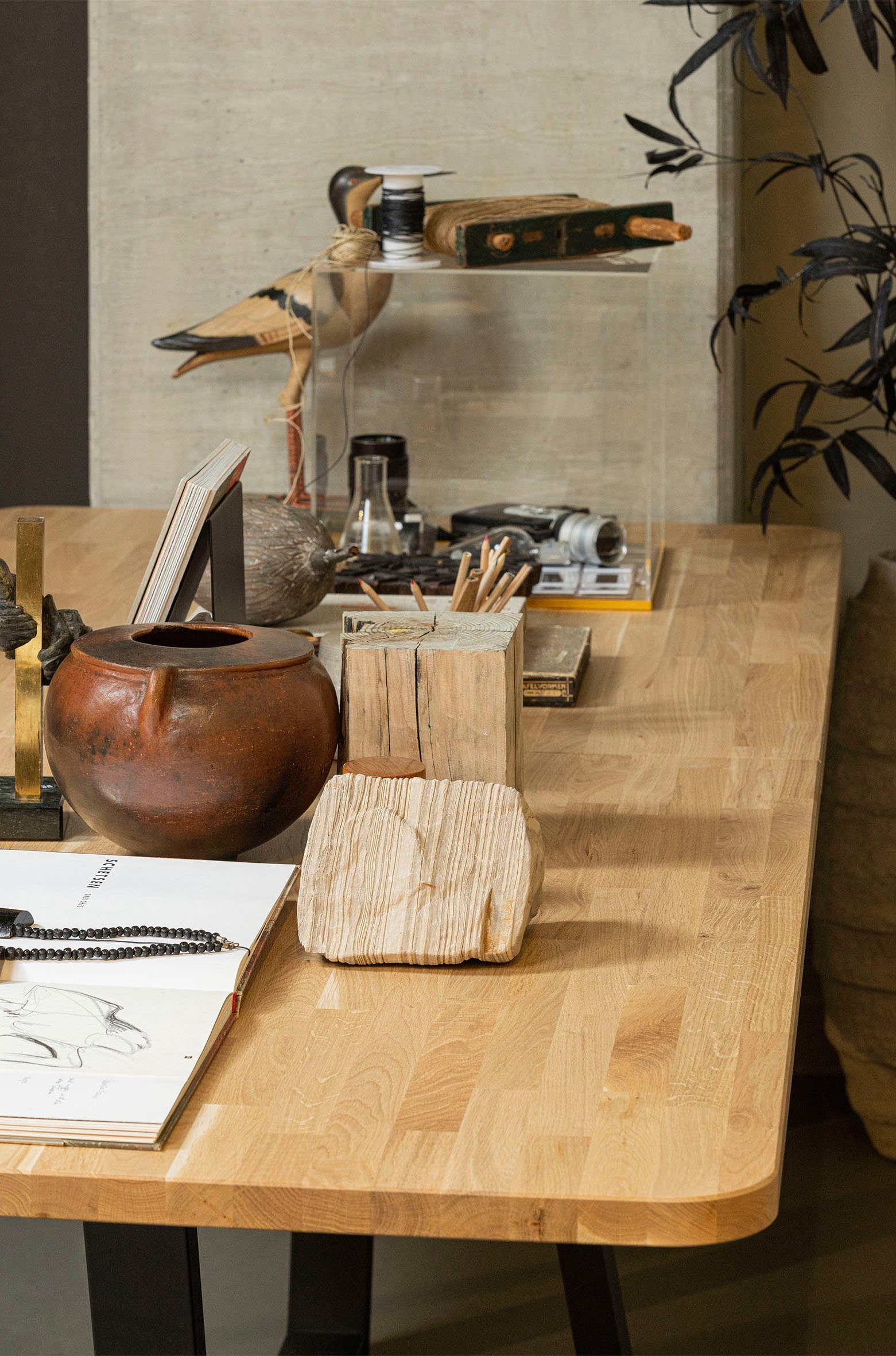 WOOOD Eettafel Tablo Hout gedeeltelijk massief, rechthoekige vorm, H 77 cm x B 240 x D 100 cm