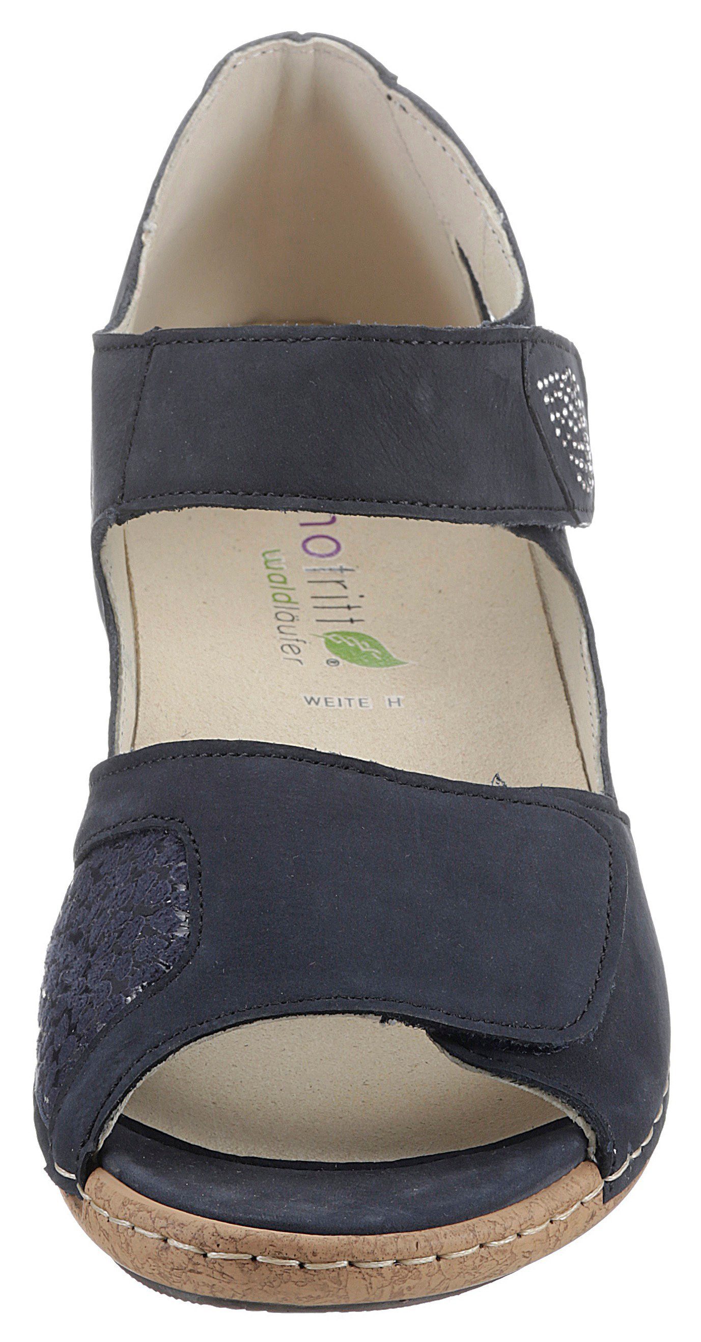 Waldläufer Sandalen HELIETT-SOFT zomerschoen, sandaal, sleehak, met strass-steentjes, h-breedte