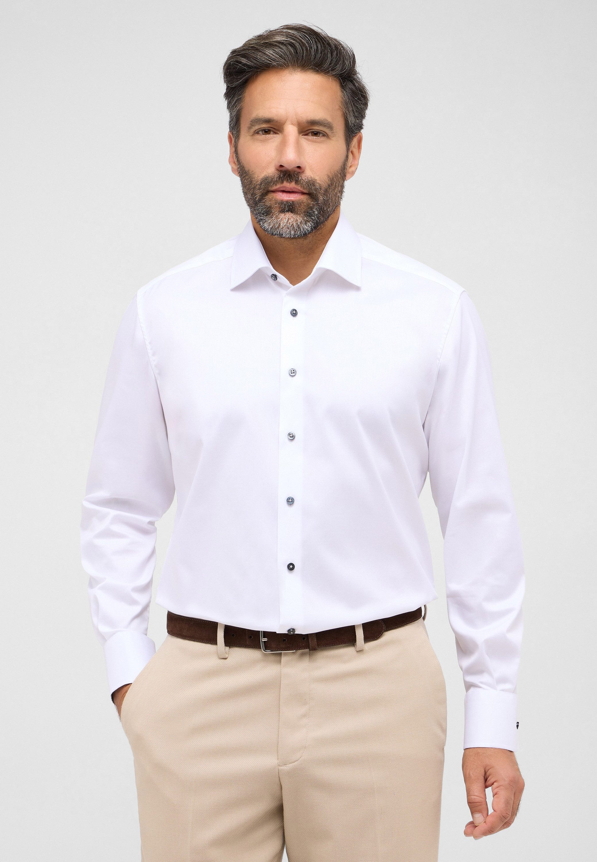 Eterna Overhemd met lange mouwen Comfort fit