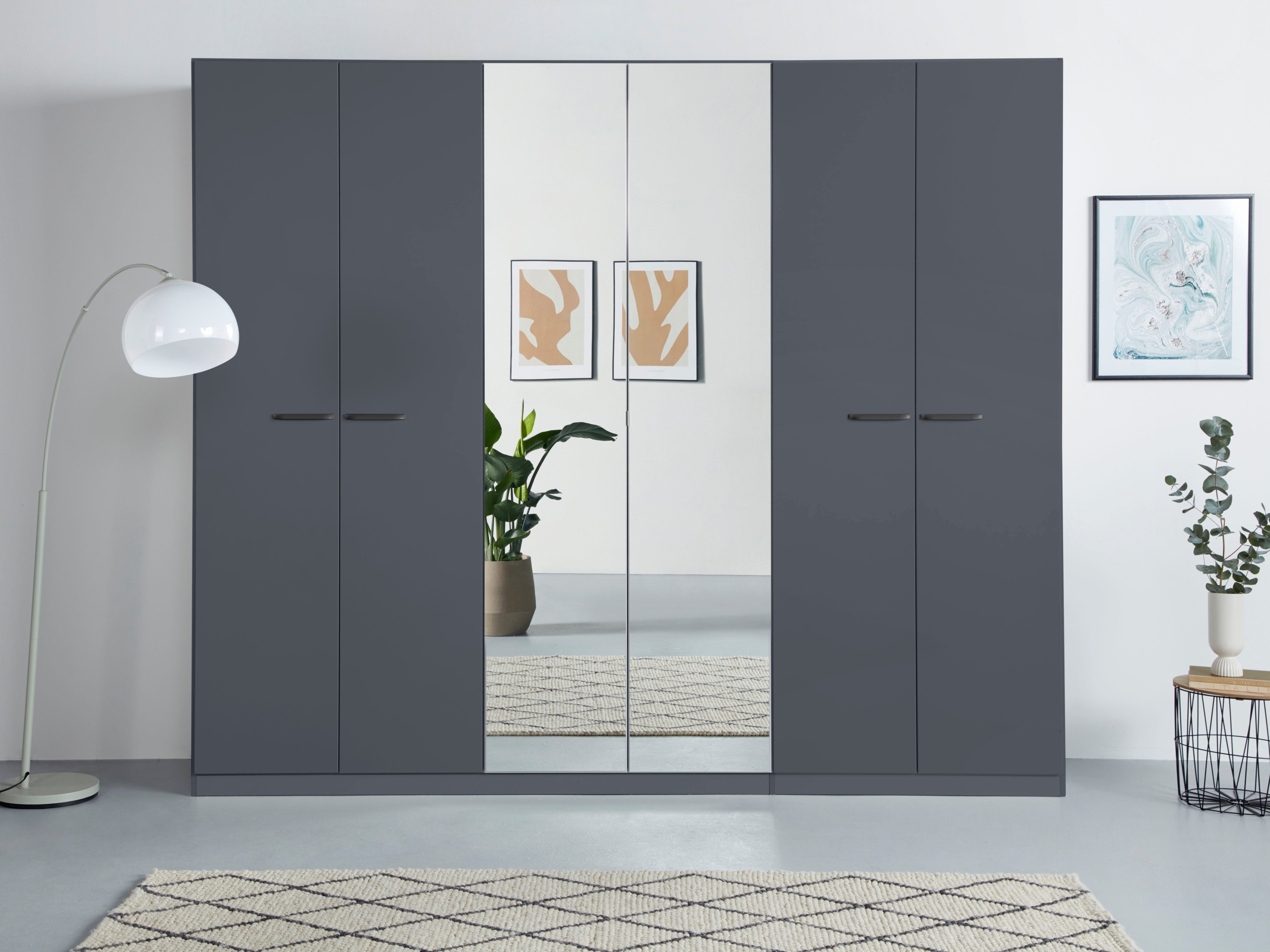 rauch Draaideurkast Kledingkast kast garderobe TOPSELLER OTELI incl. binnenindeling met 3 binnenlades extra planken optioneel met spiegel made in germany