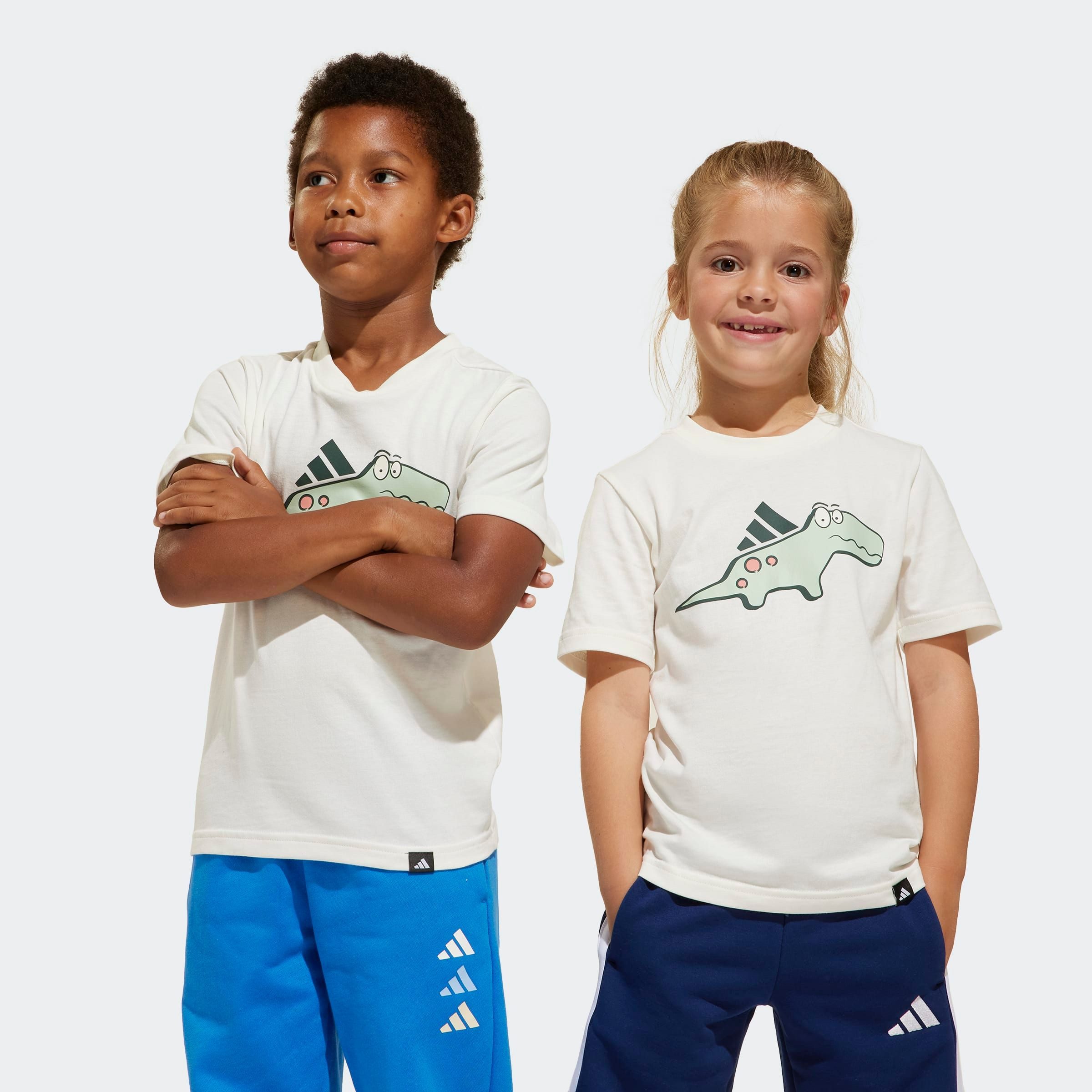 adidas Sportswear T-shirt LK ADRPT TEE jongens t-shirts maat 104 wit