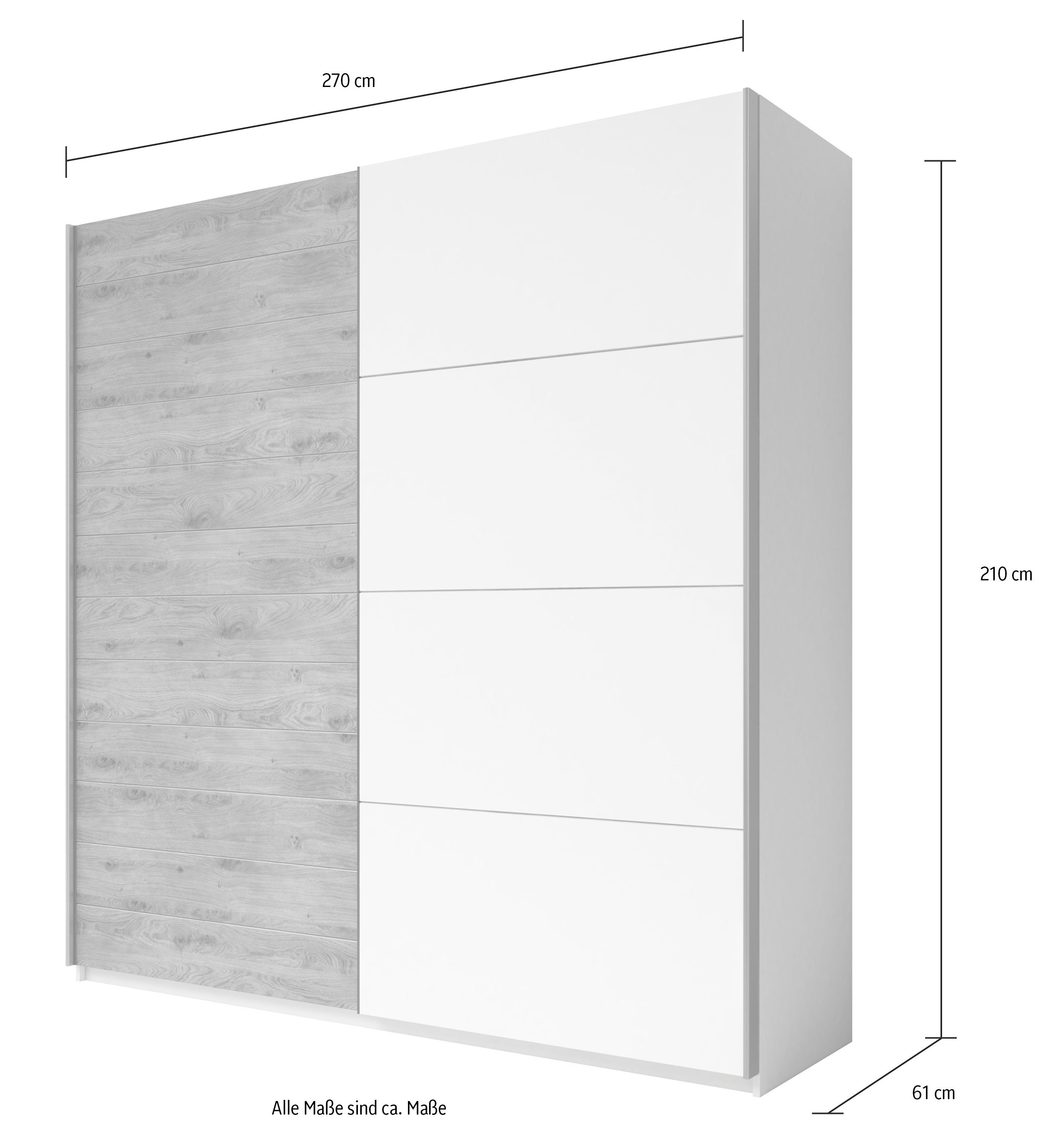INOSIGN Schuifdeurkast Galaxy breedte 200, 220 of 270 cm, kledingkast, linnenkast