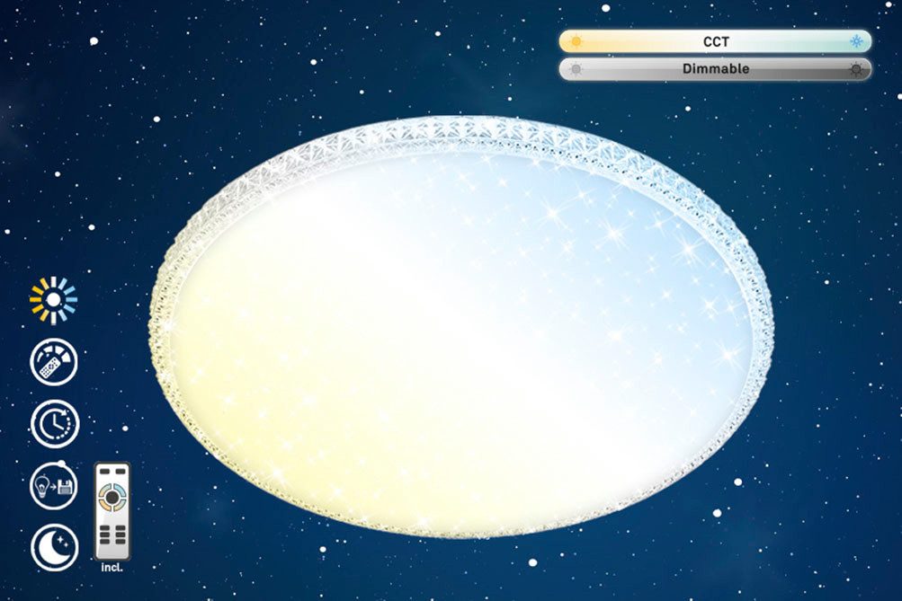 Briloner Leuchten Led-plafondlamp Style