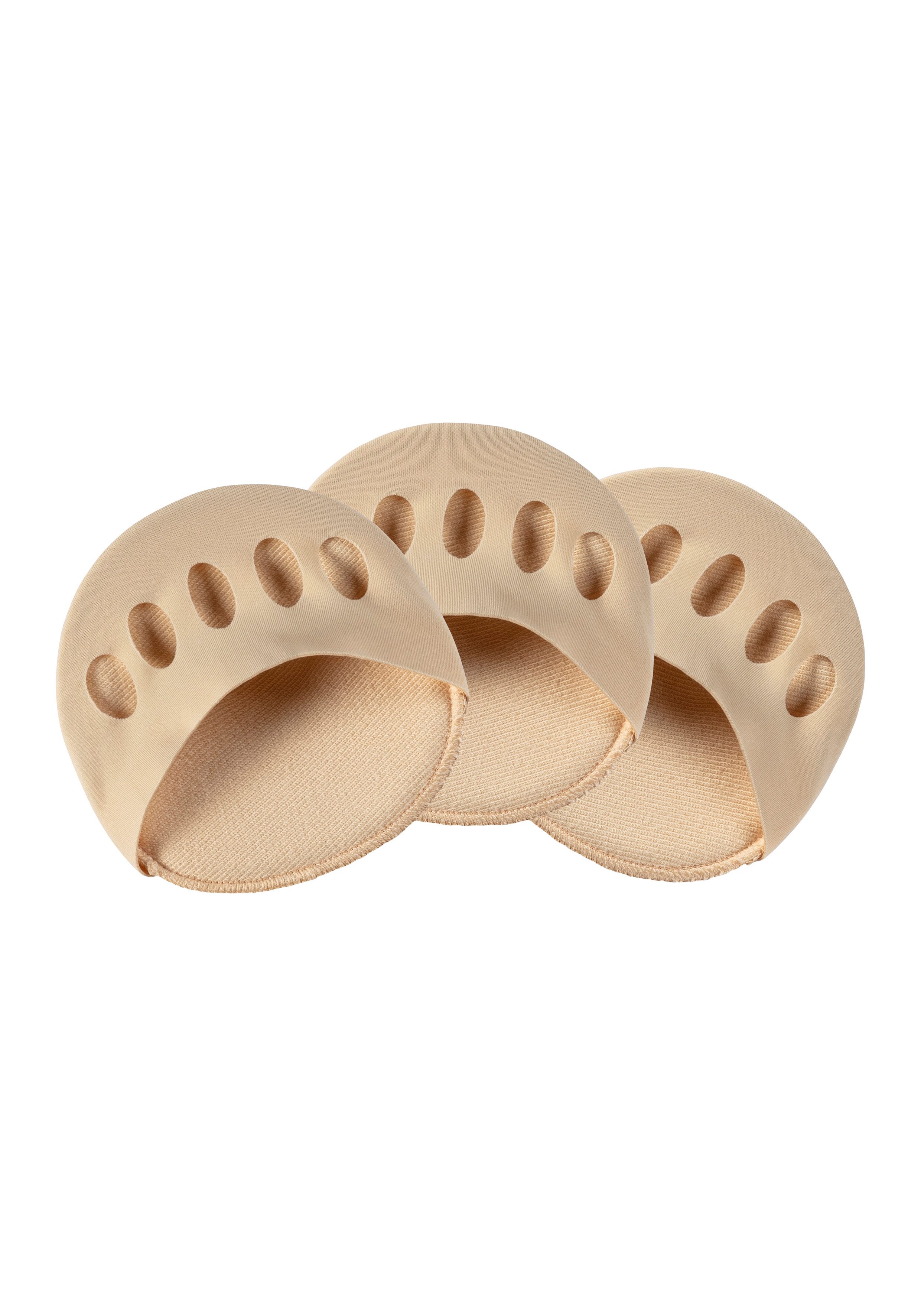 Vivance Teensokjes met voorvoetkussen voor hoge schoenen (set 3 paar)