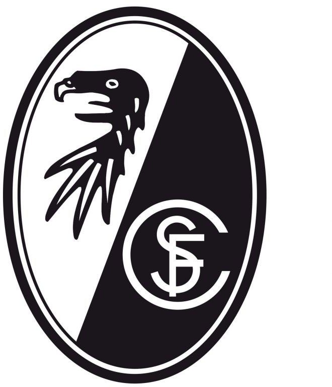 Wall-Art Wandfolie Voetbal SC Freiburg logo