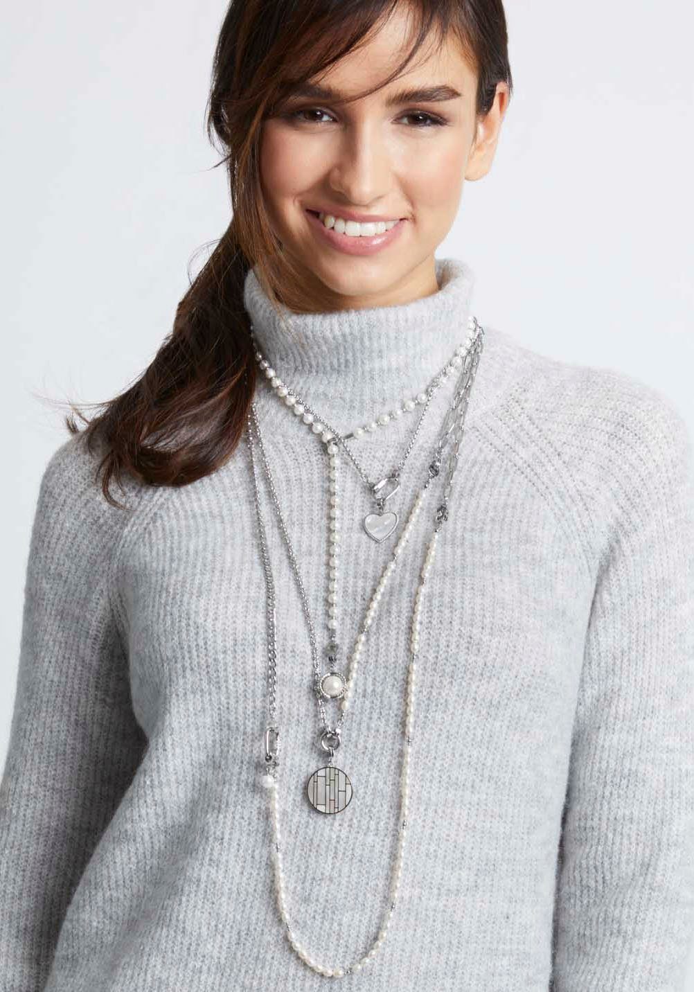 LEONARDO Bedelketting Paola Clip&Mix, 022148 met zirkoon (synthetisch)