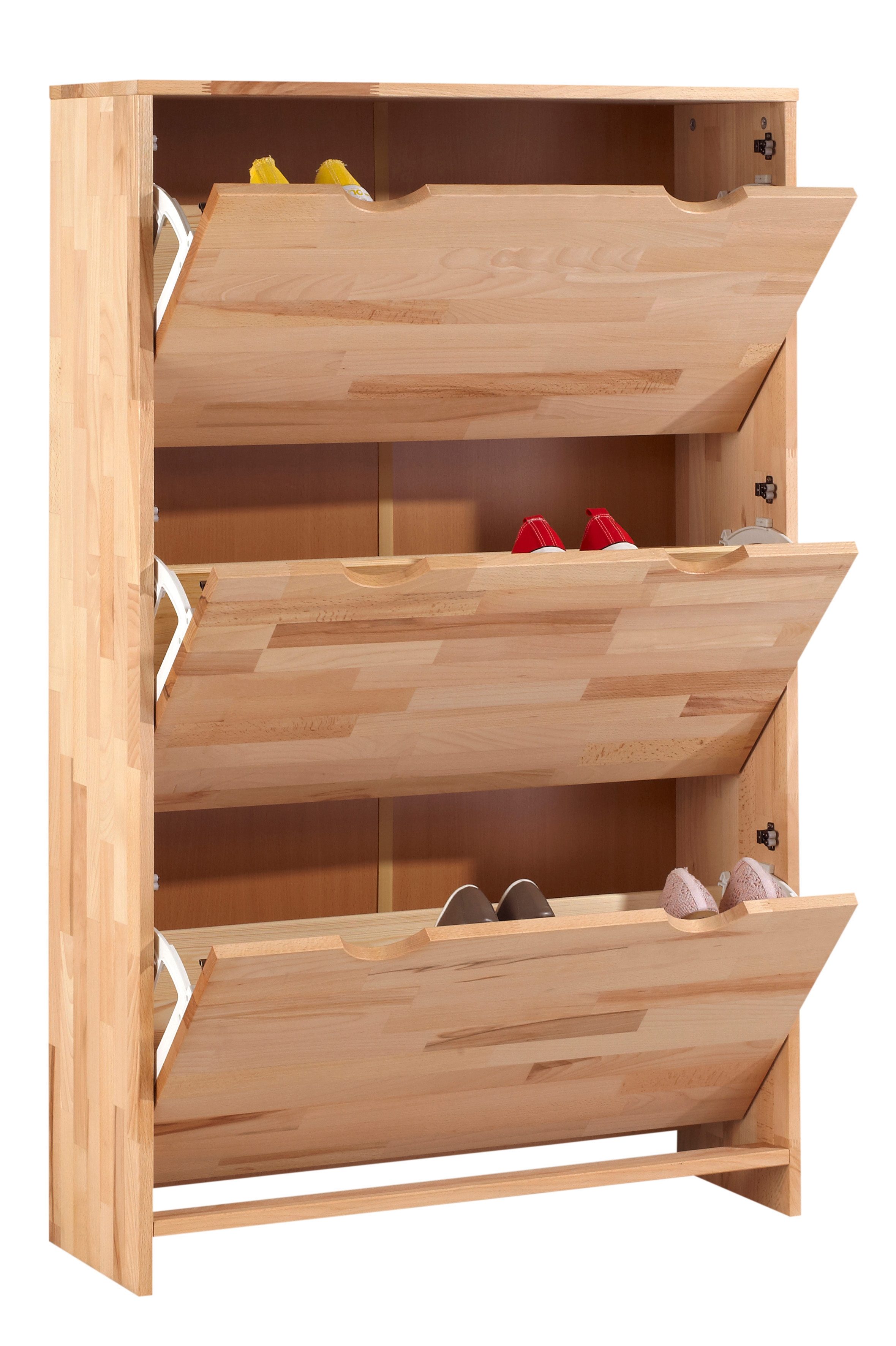 Home affaire Schoenenkast Maximus Hoogte 130 cm, met 3 dubbele schoenenvakken