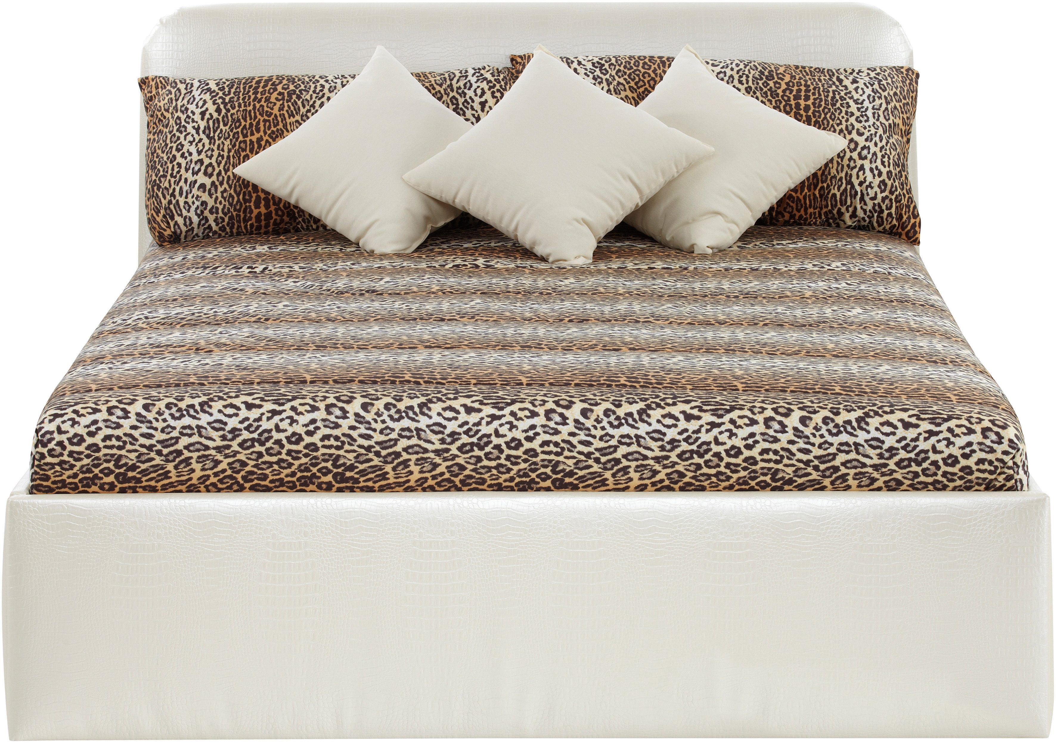 Westfalia Polsterbetten Gestoffeerd bed met bedkist bij uitvoering met matras bedden maat 188 cm x 210 cm x 42 cm wit