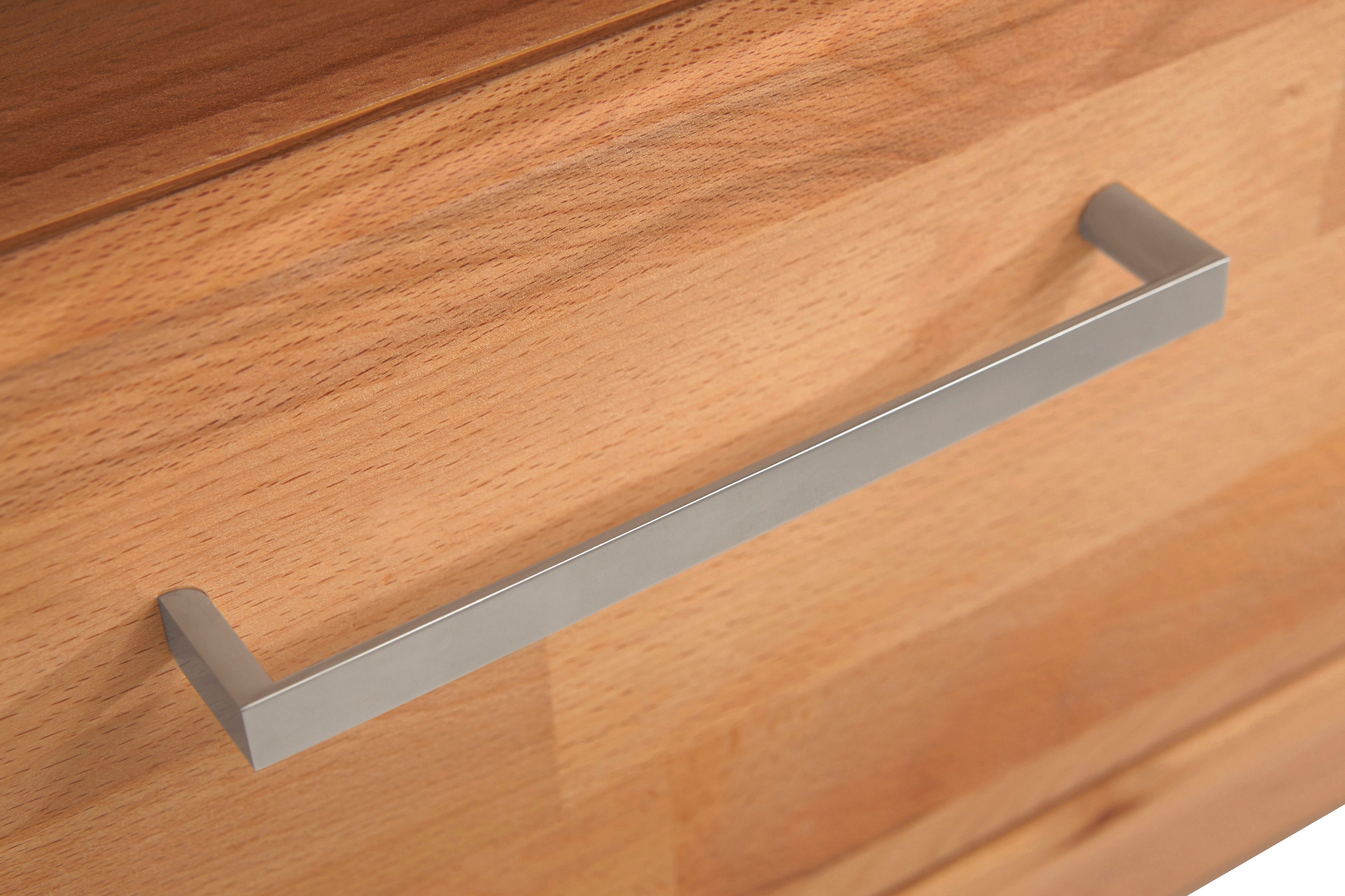 Home affaire Wandmeubel Logo, fronten massief hout, lichaam houtvezelplaat, veel opbergruimte (set, 4-delig)