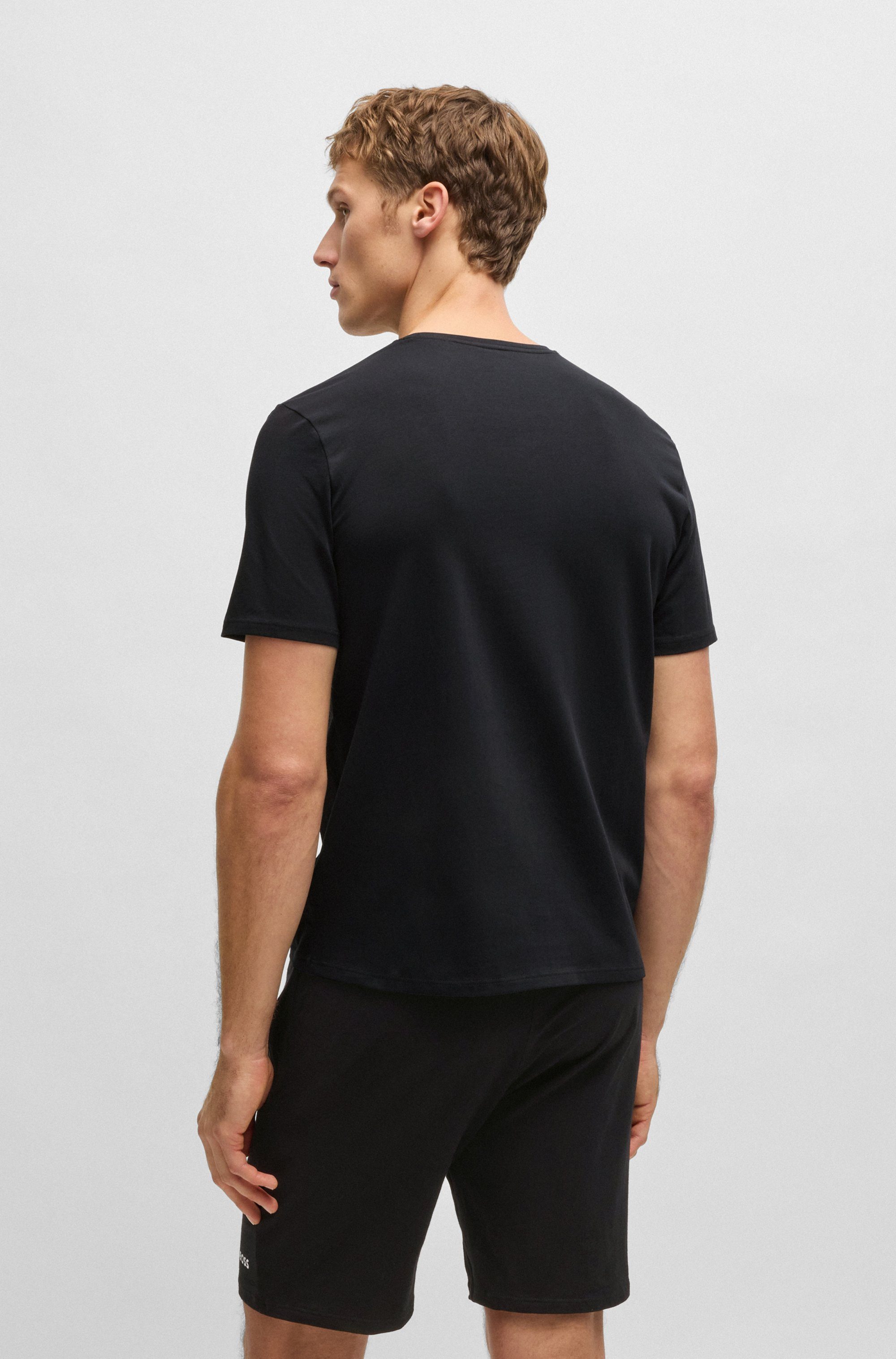 BOSS T-shirt Unique T-Shirt met boss logo-opdruk