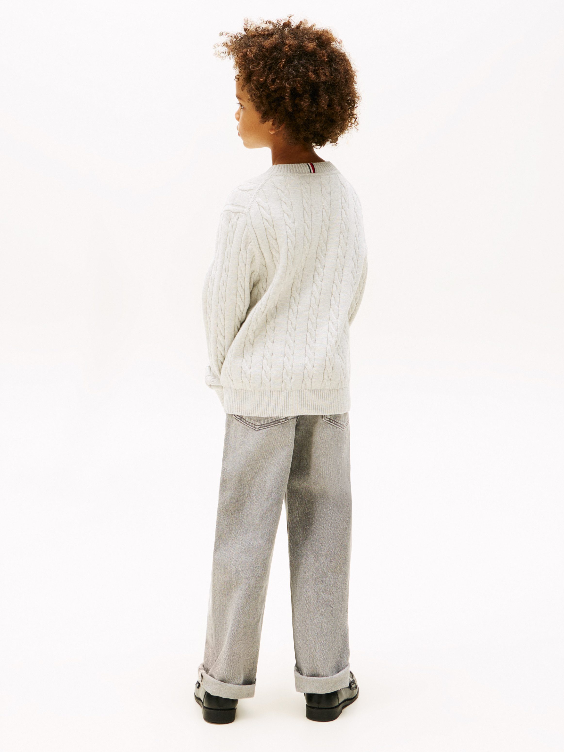 Tommy Hilfiger Gebreide trui COTTON CABLE SWEATER